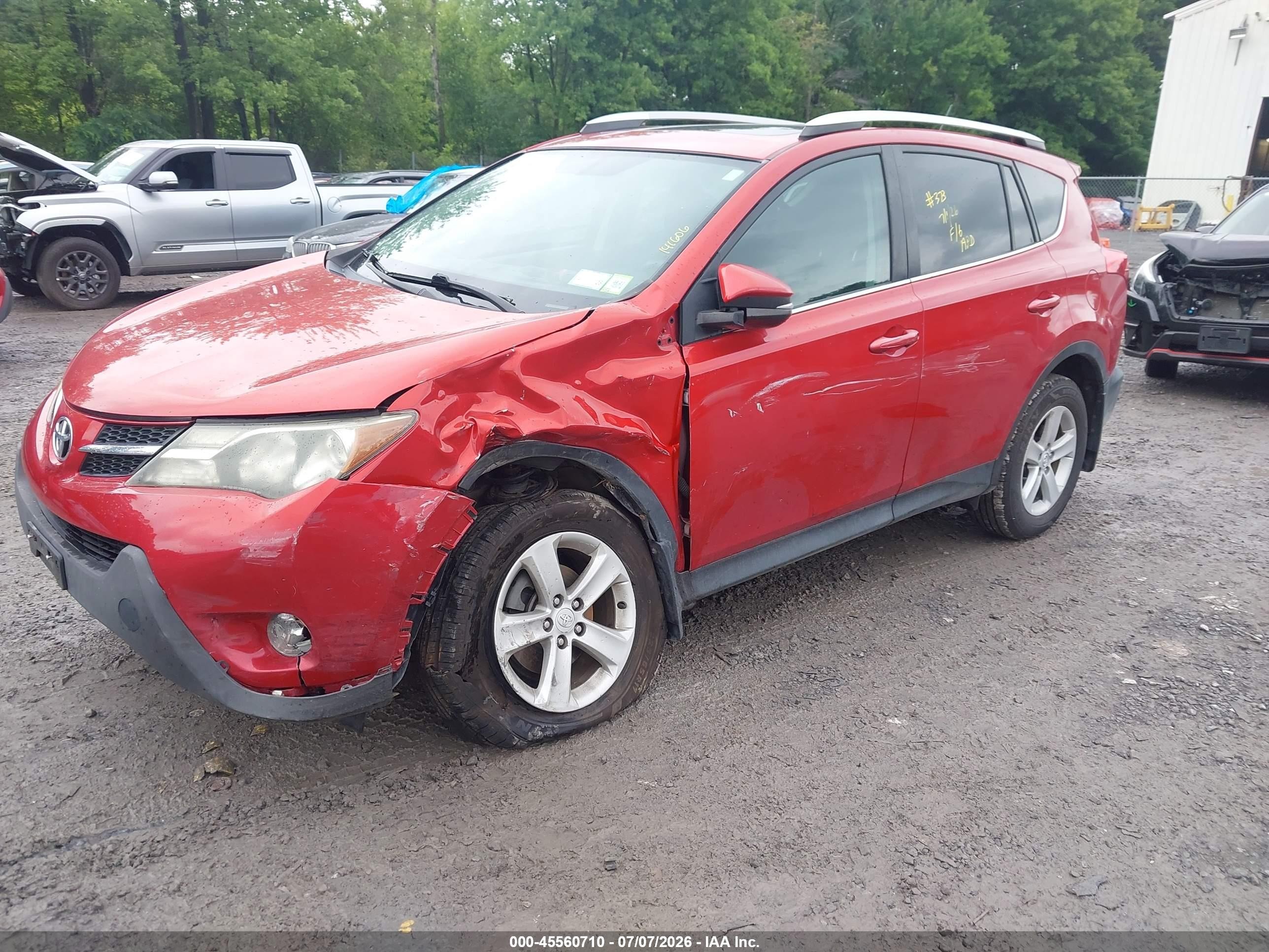 2014 Toyota Rav4 Xle Red vin: 2T3RFREV2EW191647