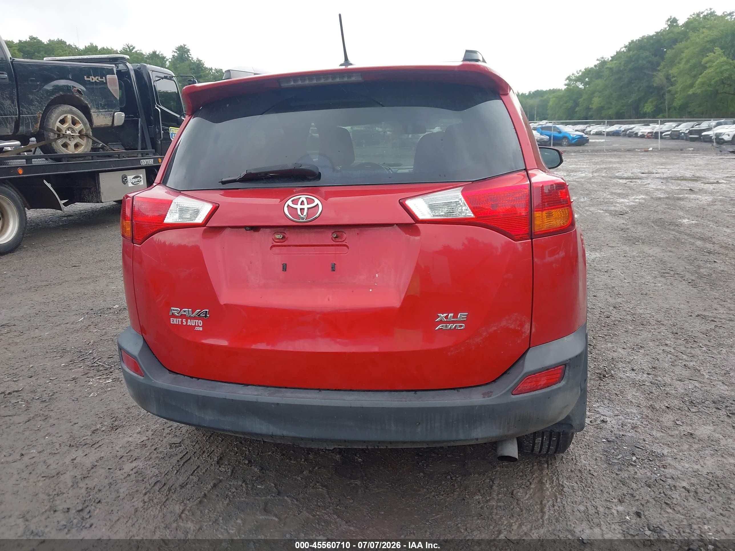 2014 Toyota Rav4 Xle Red vin: 2T3RFREV2EW191647