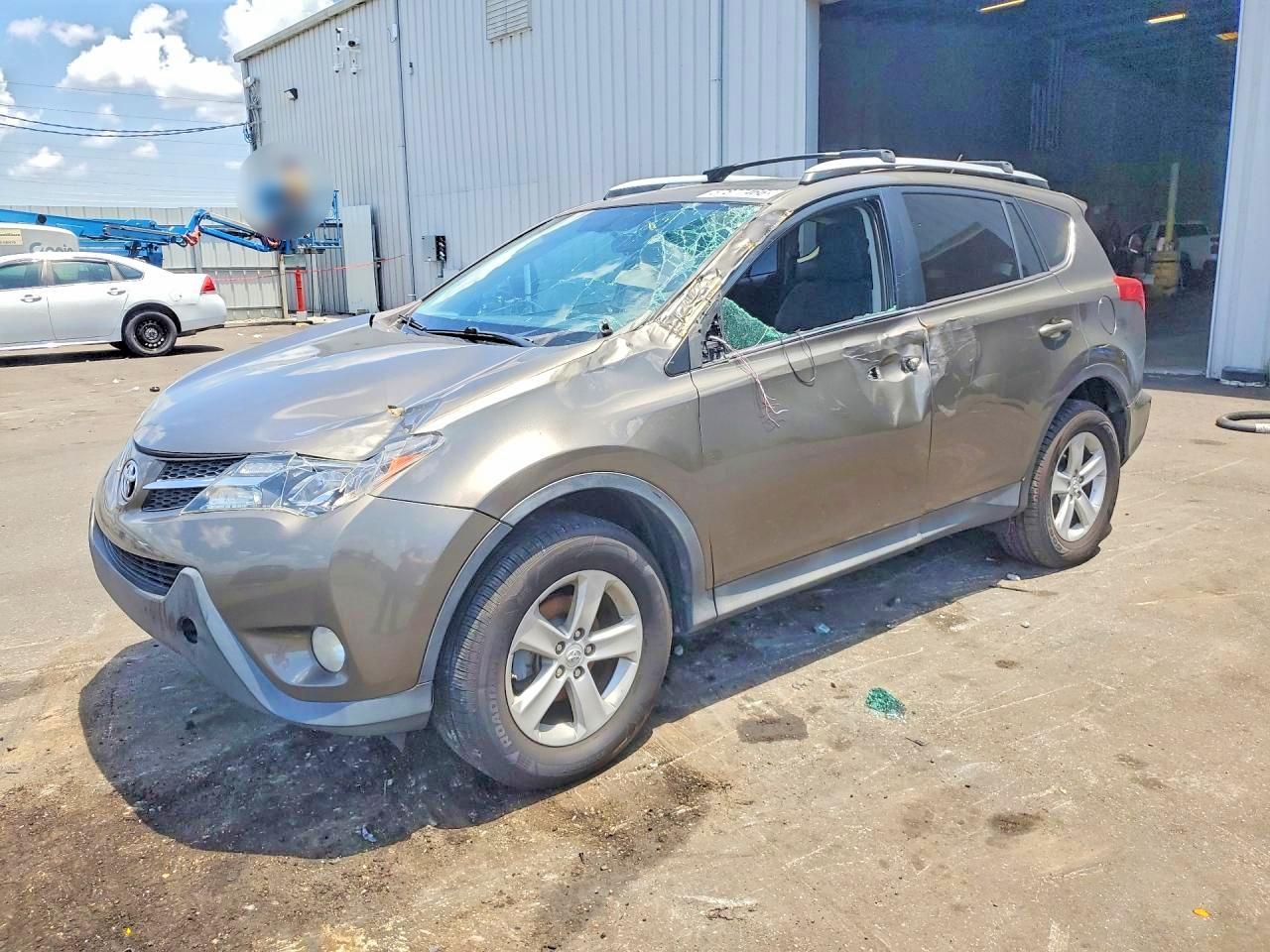 2014 Toyota Rav4 Xle Brown vin: 2T3RFREV2EW195813
