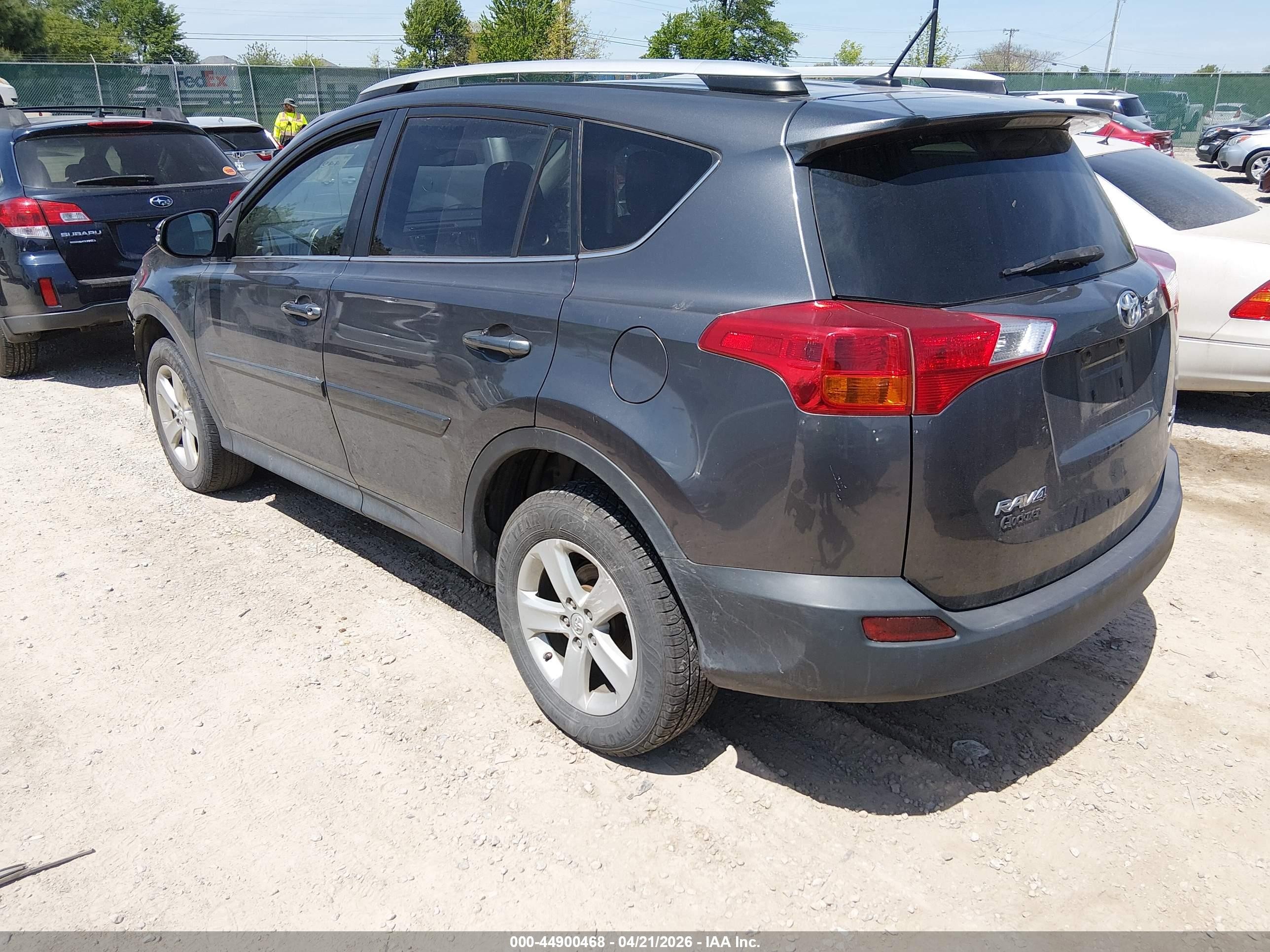 2014 Toyota Rav4 Xle Серый vin: 2T3RFREV2EW196895