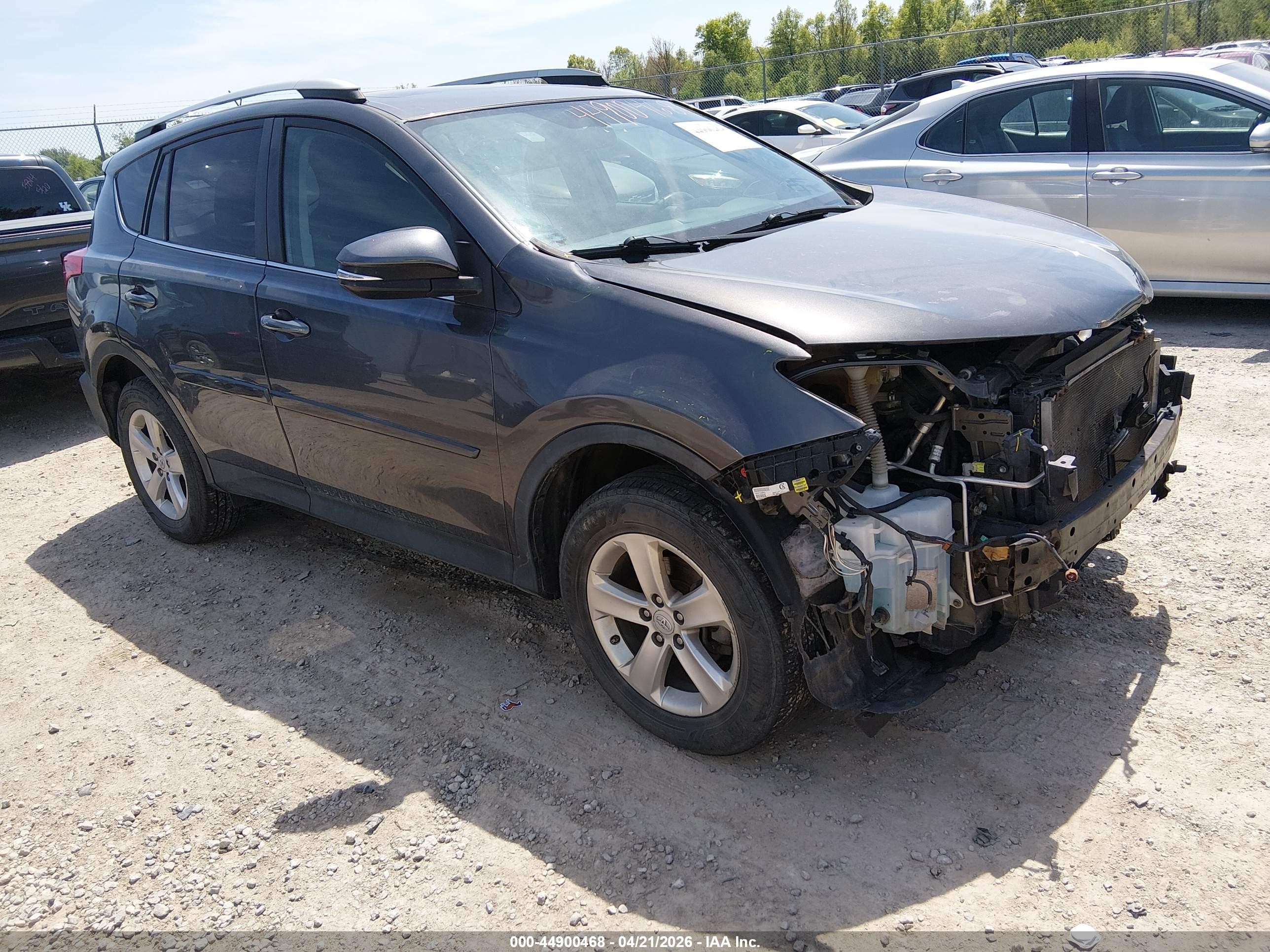 2014 Toyota Rav4 Xle Серый vin: 2T3RFREV2EW196895