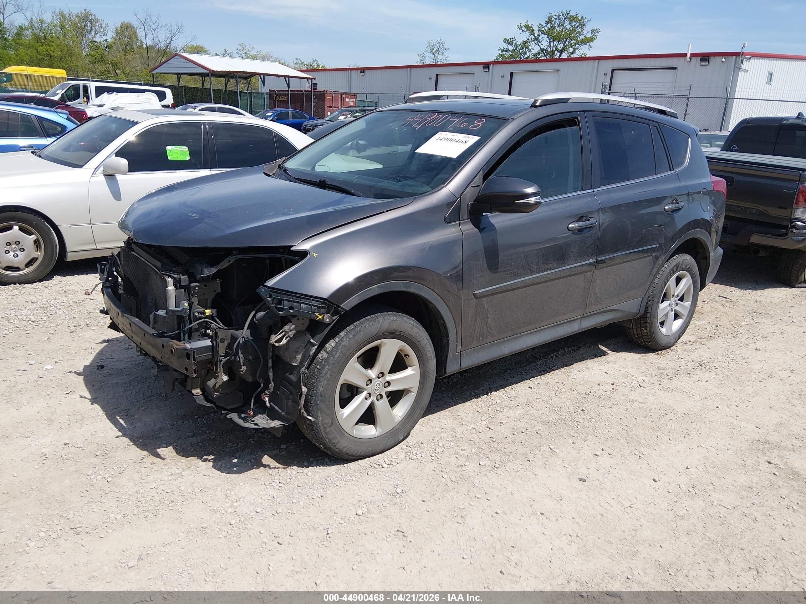 2014 Toyota Rav4 Xle Серый vin: 2T3RFREV2EW196895