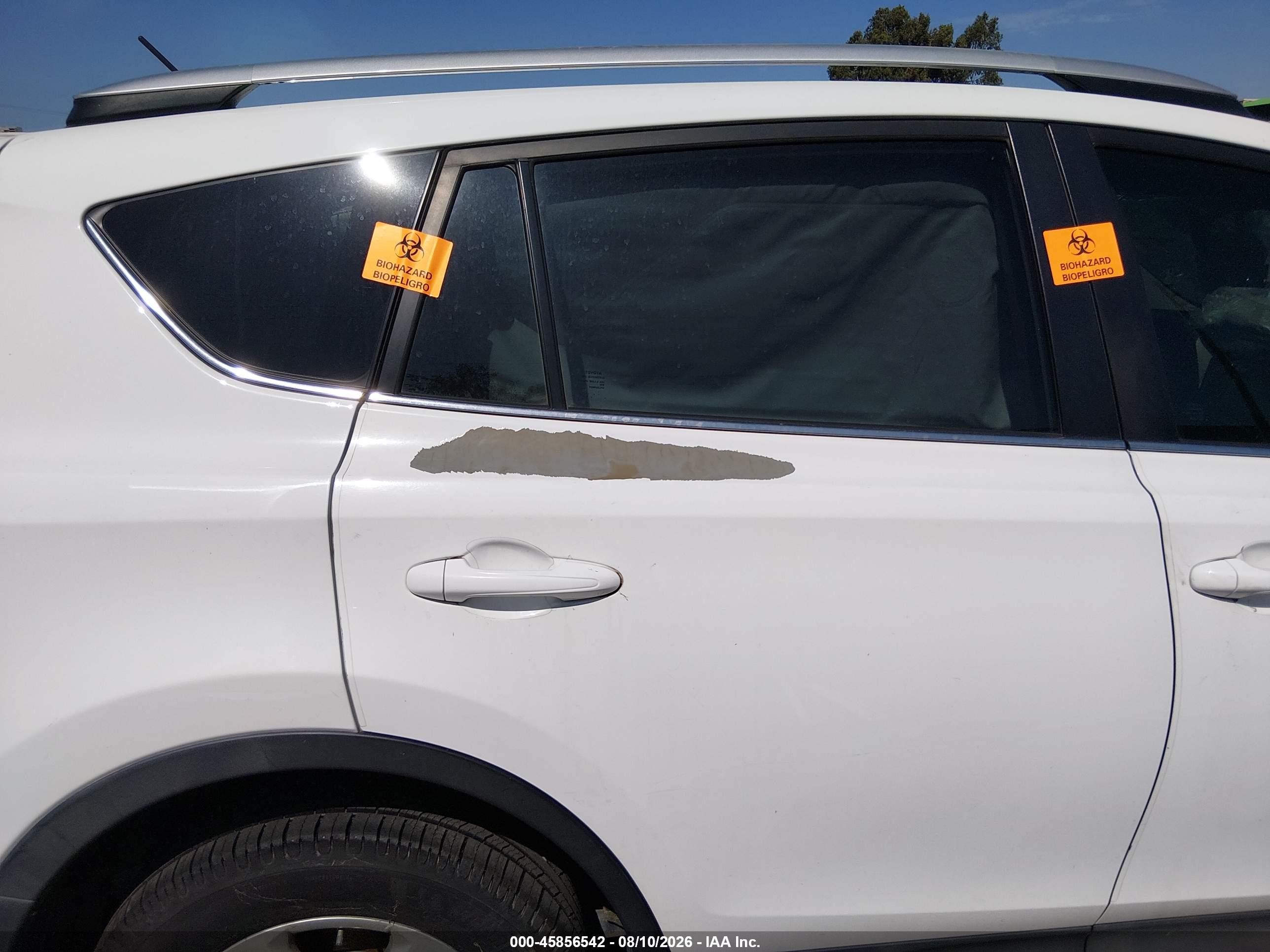 2014 Toyota Rav4 Xle White vin: 2T3RFREV2EW204994