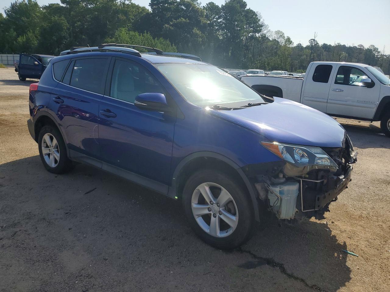 2014 Toyota Rav4 Xle Blue vin: 2T3RFREV2EW220130