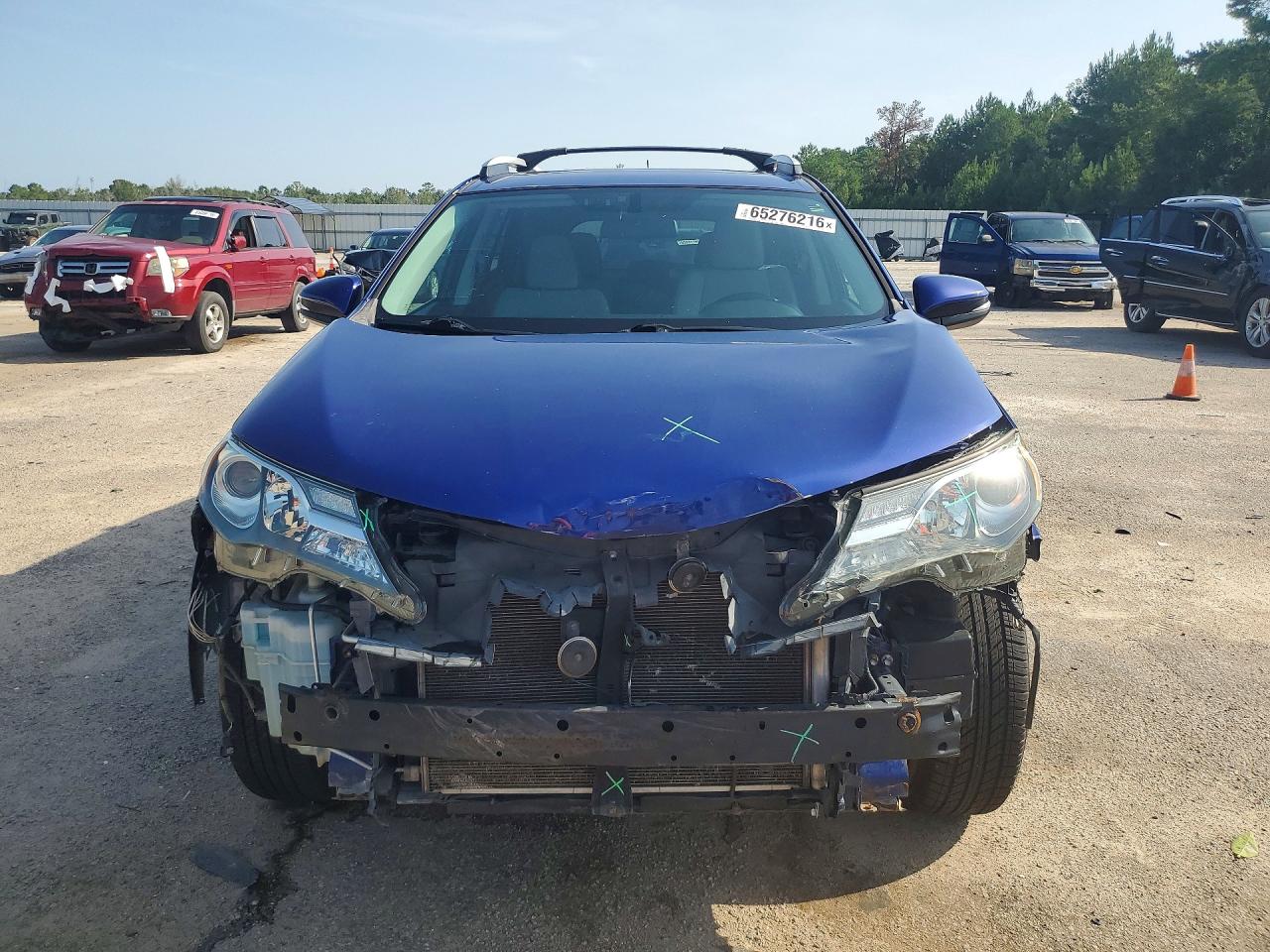 2014 Toyota Rav4 Xle Blue vin: 2T3RFREV2EW220130