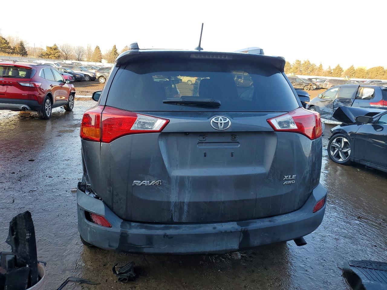 2015 Toyota Rav4 Xle Gray vin: 2T3RFREV2FW307950