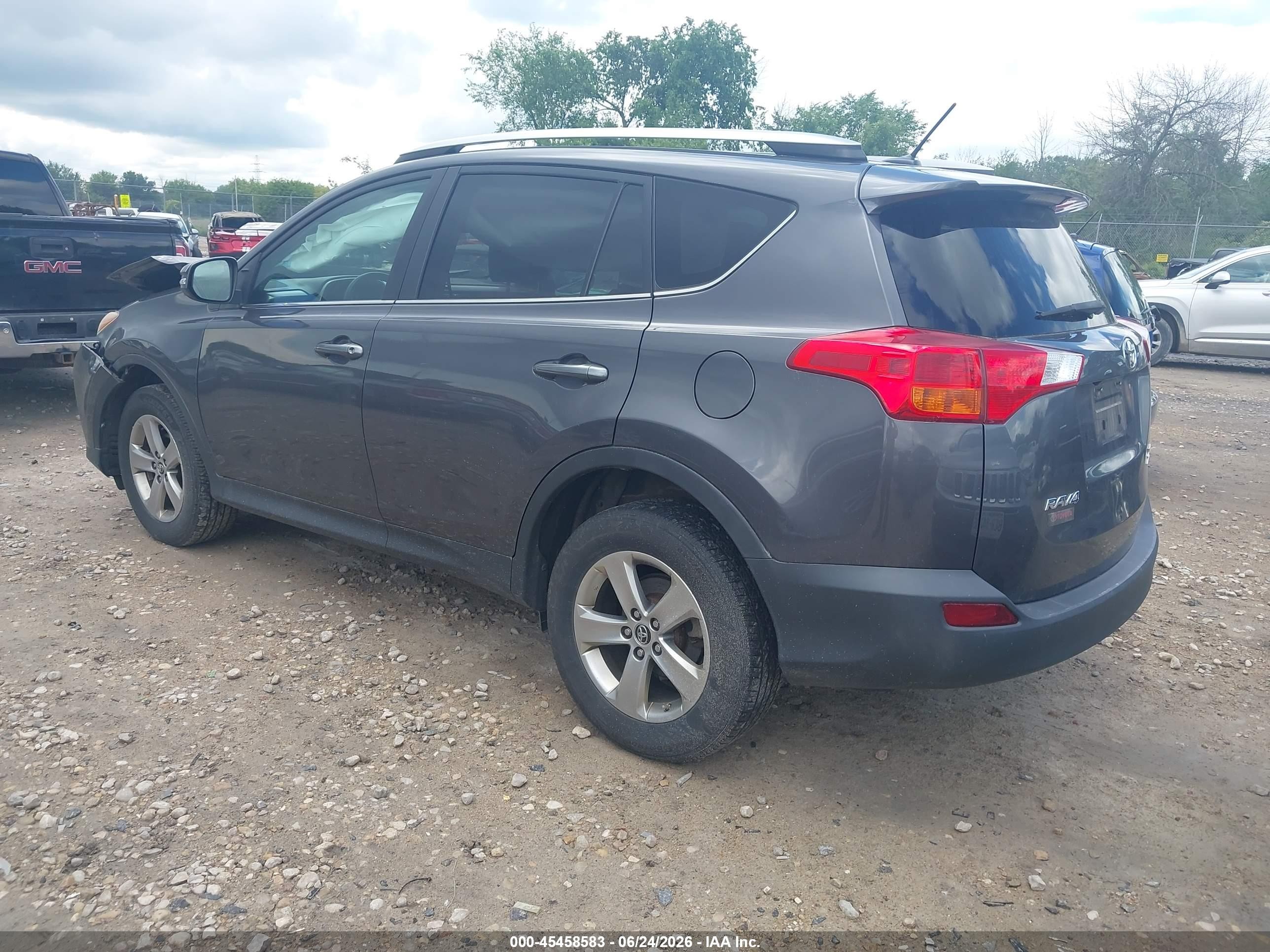 2015 Toyota Rav4 Xle Gray vin: 2T3RFREV2FW311769