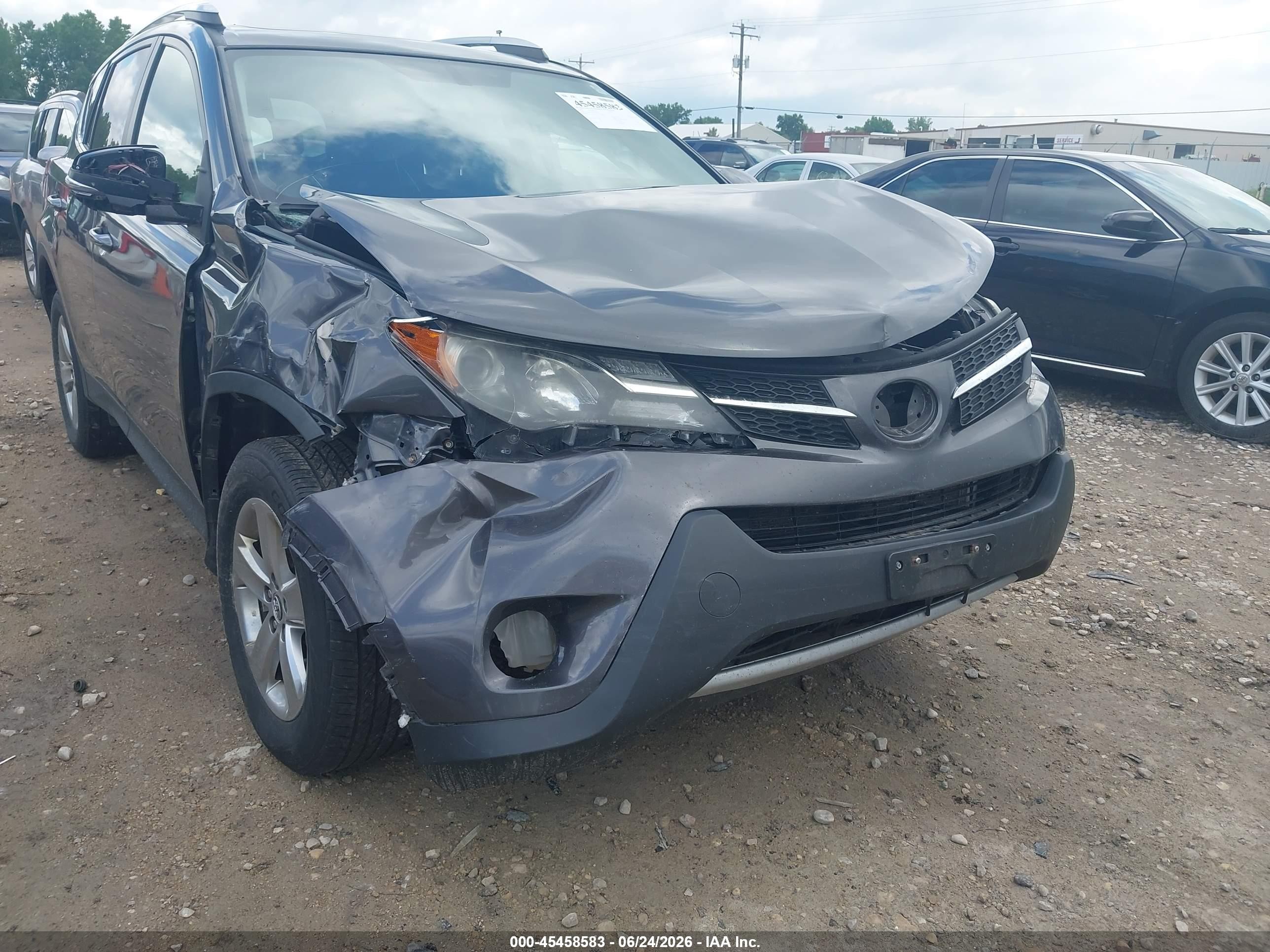 2015 Toyota Rav4 Xle Gray vin: 2T3RFREV2FW311769