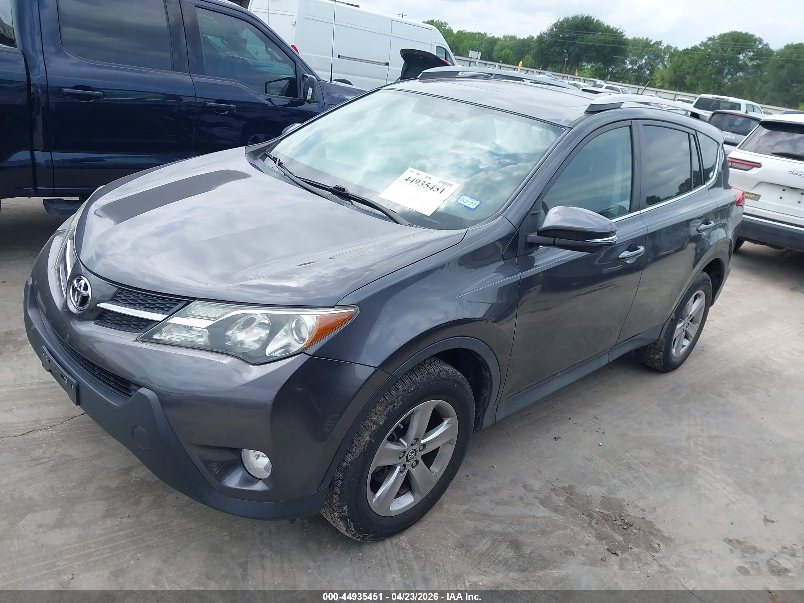 2015 Toyota Rav4 Xle Black vin: 2T3RFREV2FW318009