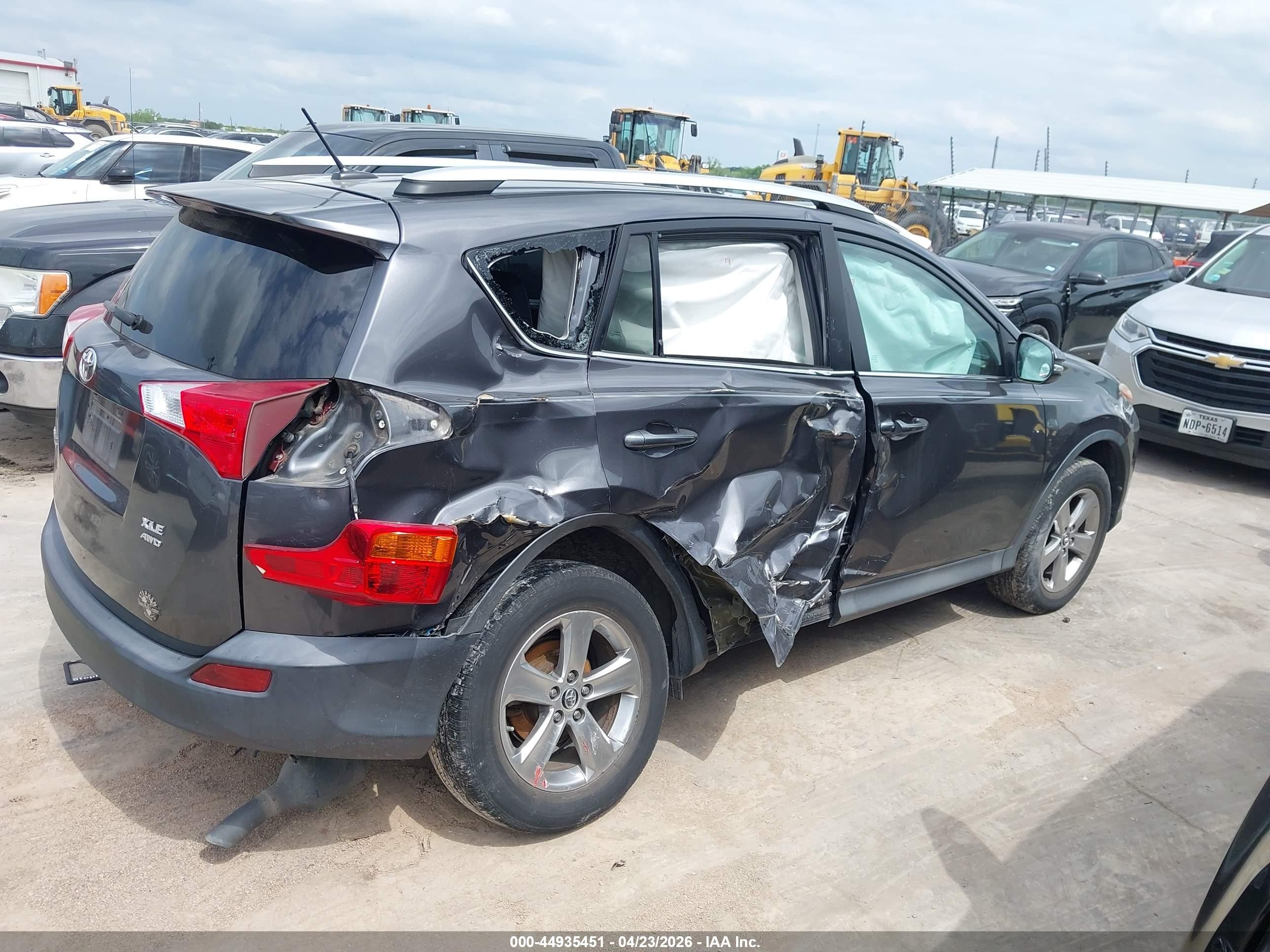 2015 Toyota Rav4 Xle Black vin: 2T3RFREV2FW318009