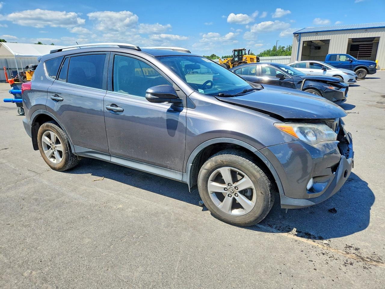 2015 Toyota Rav4 Xle Gray vin: 2T3RFREV2FW332671