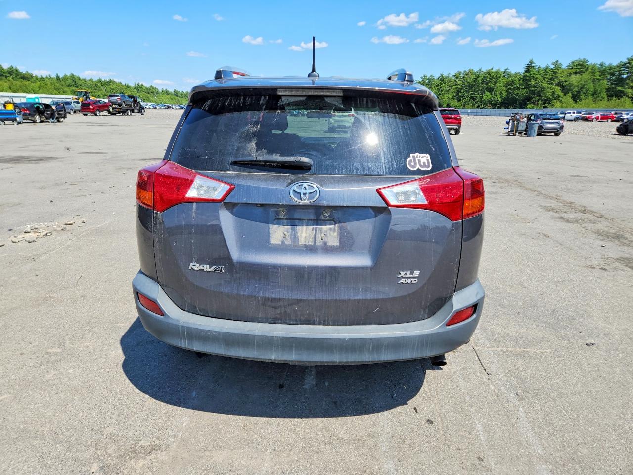 2015 Toyota Rav4 Xle Gray vin: 2T3RFREV2FW332671