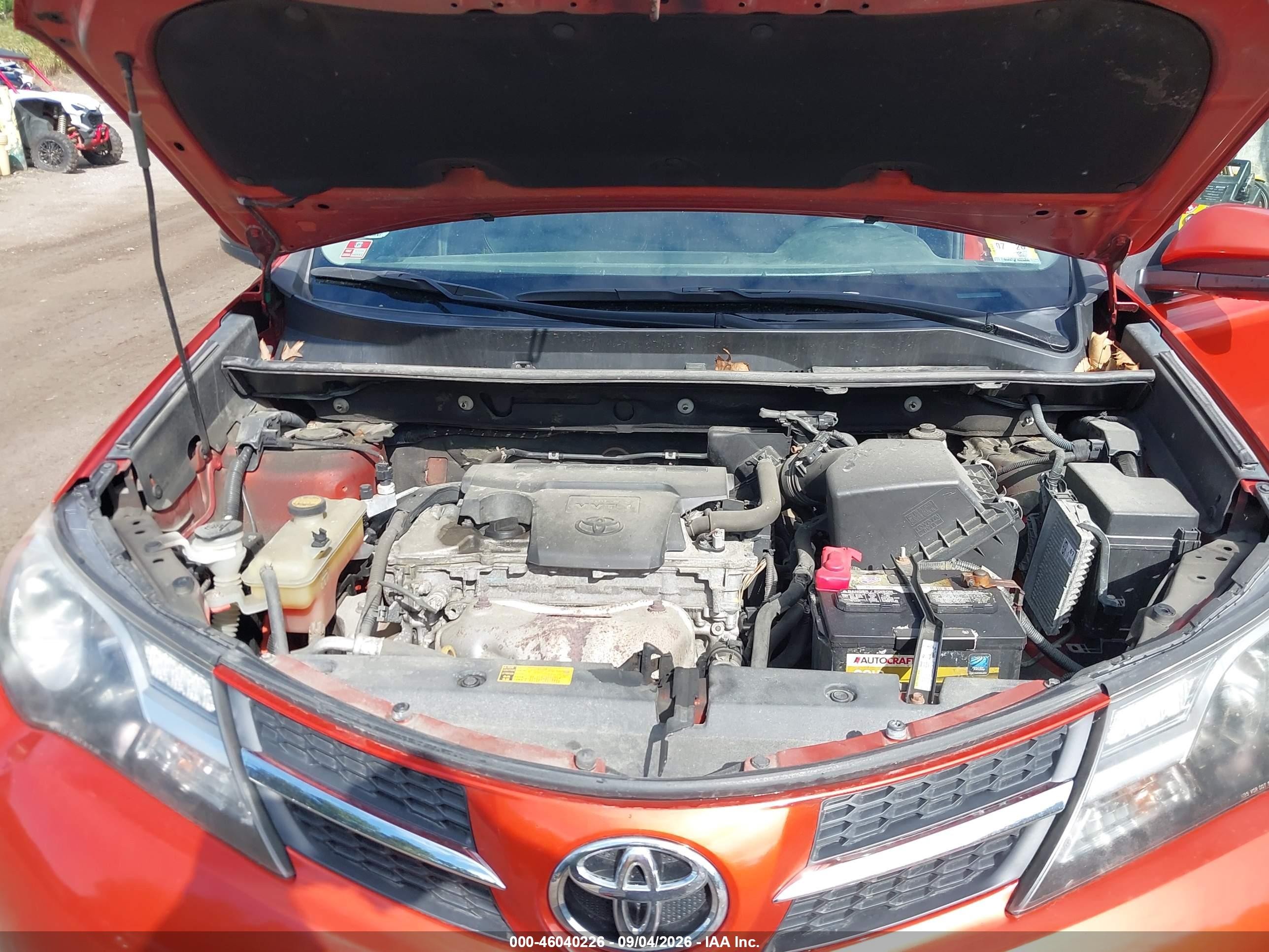 2015 Toyota Rav4 Xle Оранжевый vin: 2T3RFREV2FW353231