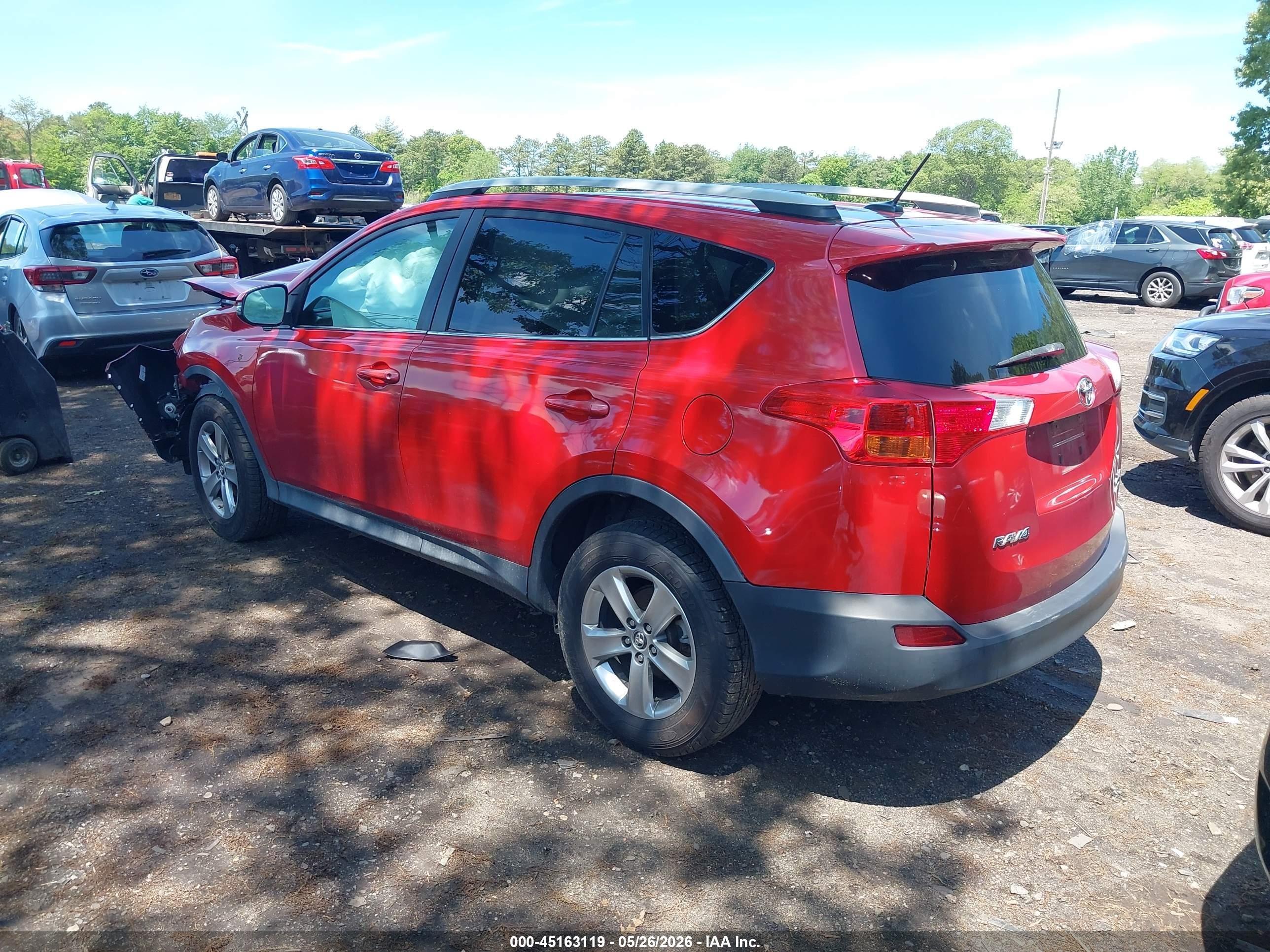 2015 Toyota Rav4 Xle Red vin: 2T3RFREV2FW394037