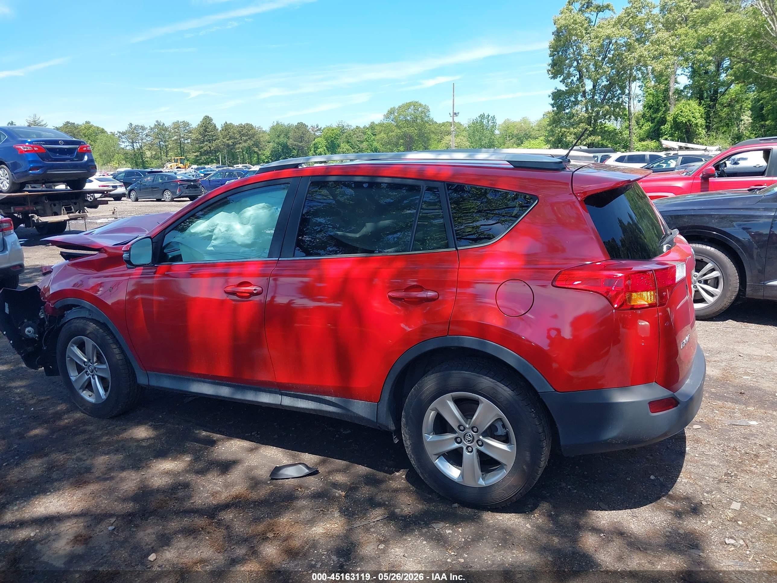 2015 Toyota Rav4 Xle Red vin: 2T3RFREV2FW394037
