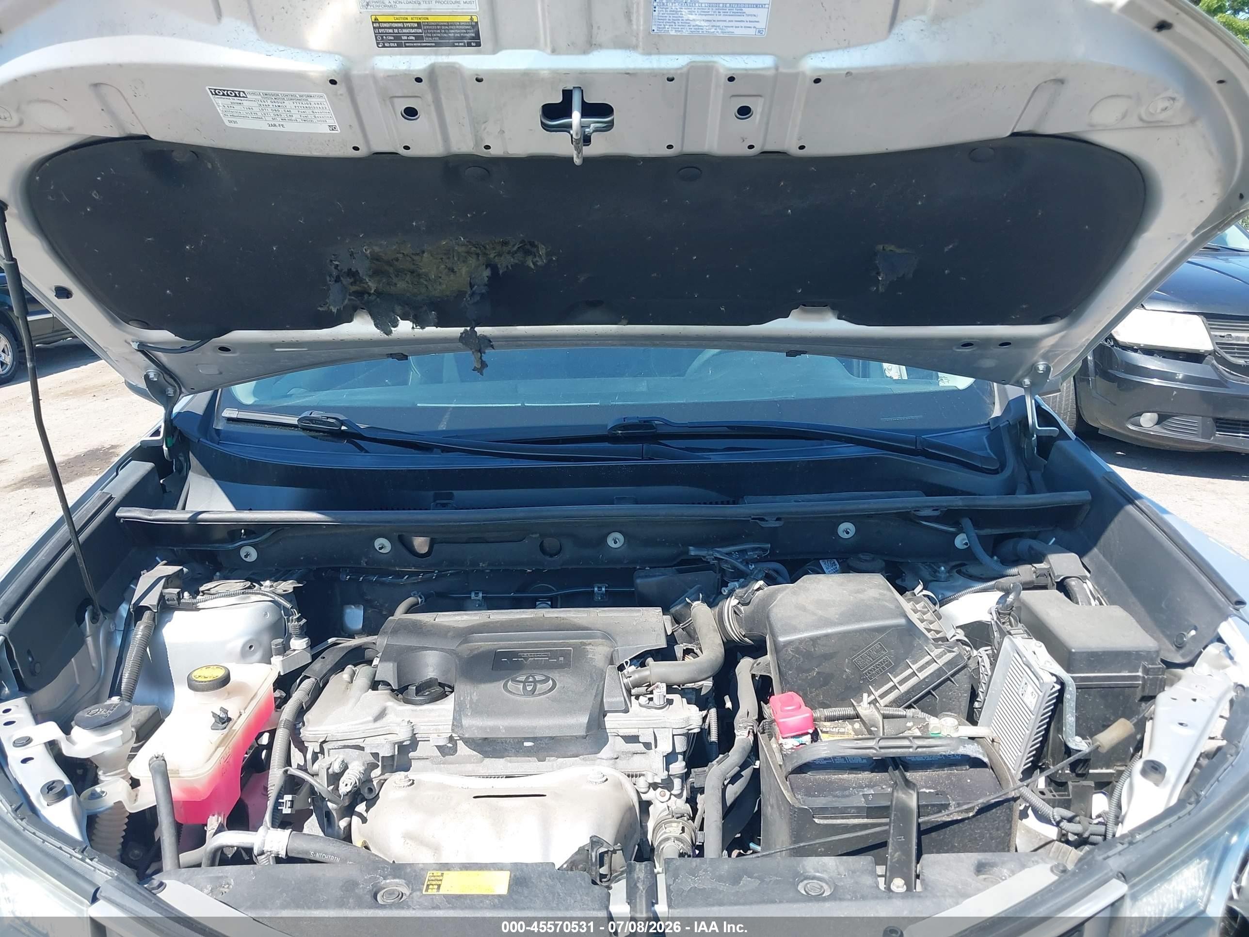 2015 Toyota Rav4 Xle Silver vin: 2T3RFREV2FW394944