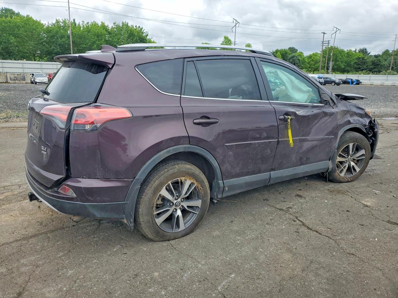 2016 Toyota Rav4 Xle Purple vin: 2T3RFREV2GW435901
