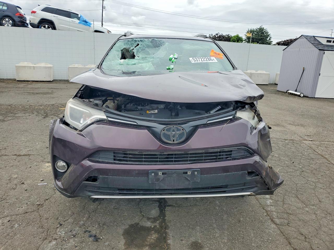 2016 Toyota Rav4 Xle Purple vin: 2T3RFREV2GW435901