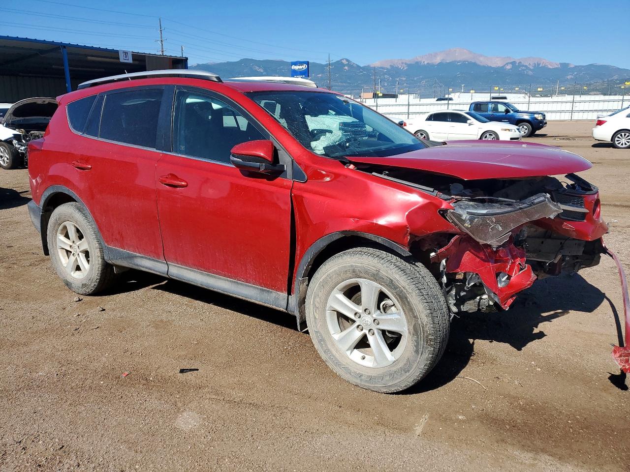 2013 Toyota Rav 4 Red vin: 2T3RFREV3DW017262