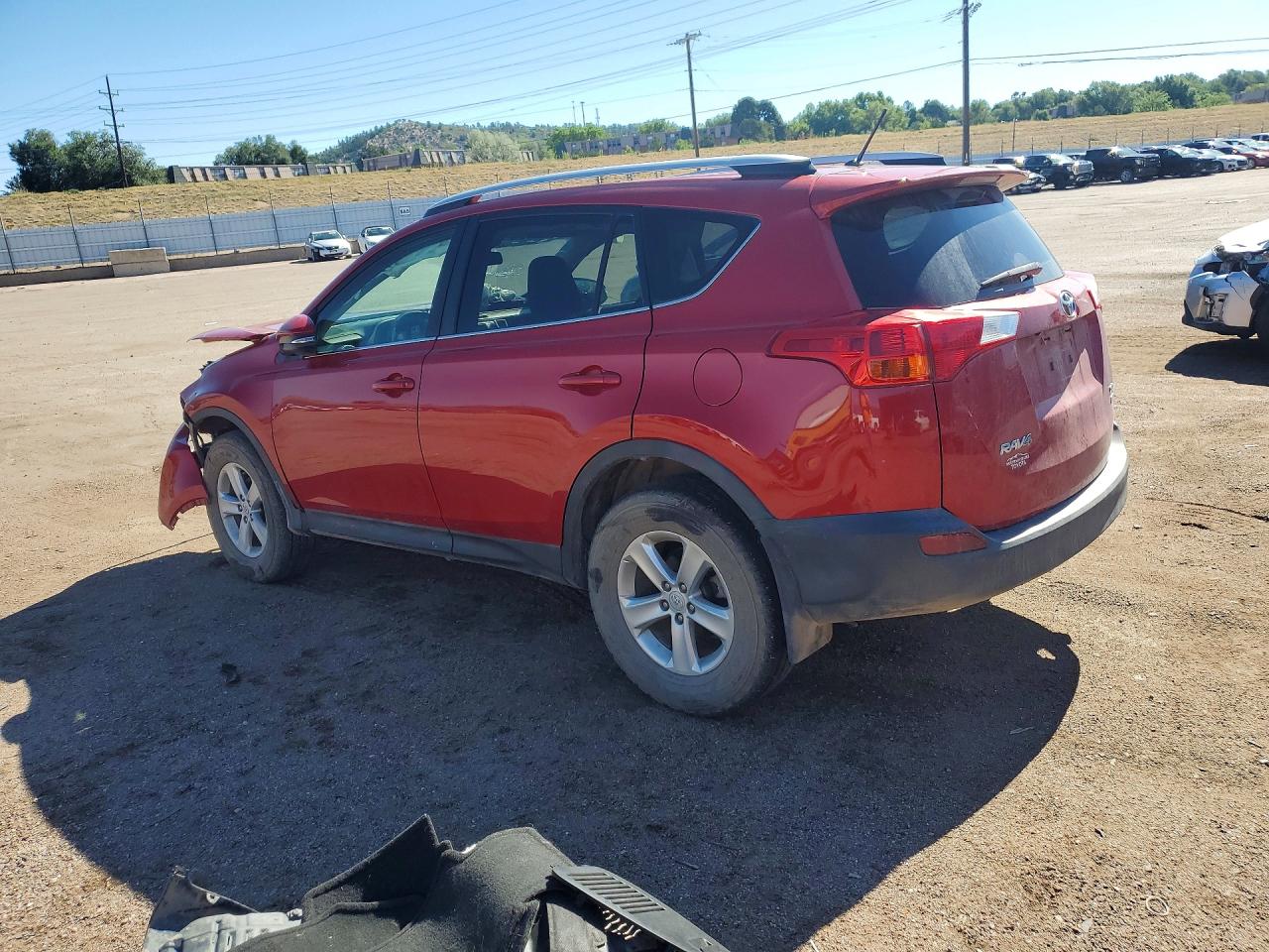 2013 Toyota Rav 4 Red vin: 2T3RFREV3DW017262