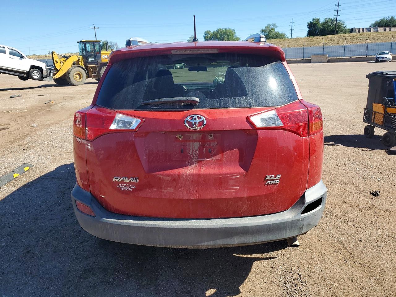 2013 Toyota Rav 4 Red vin: 2T3RFREV3DW017262