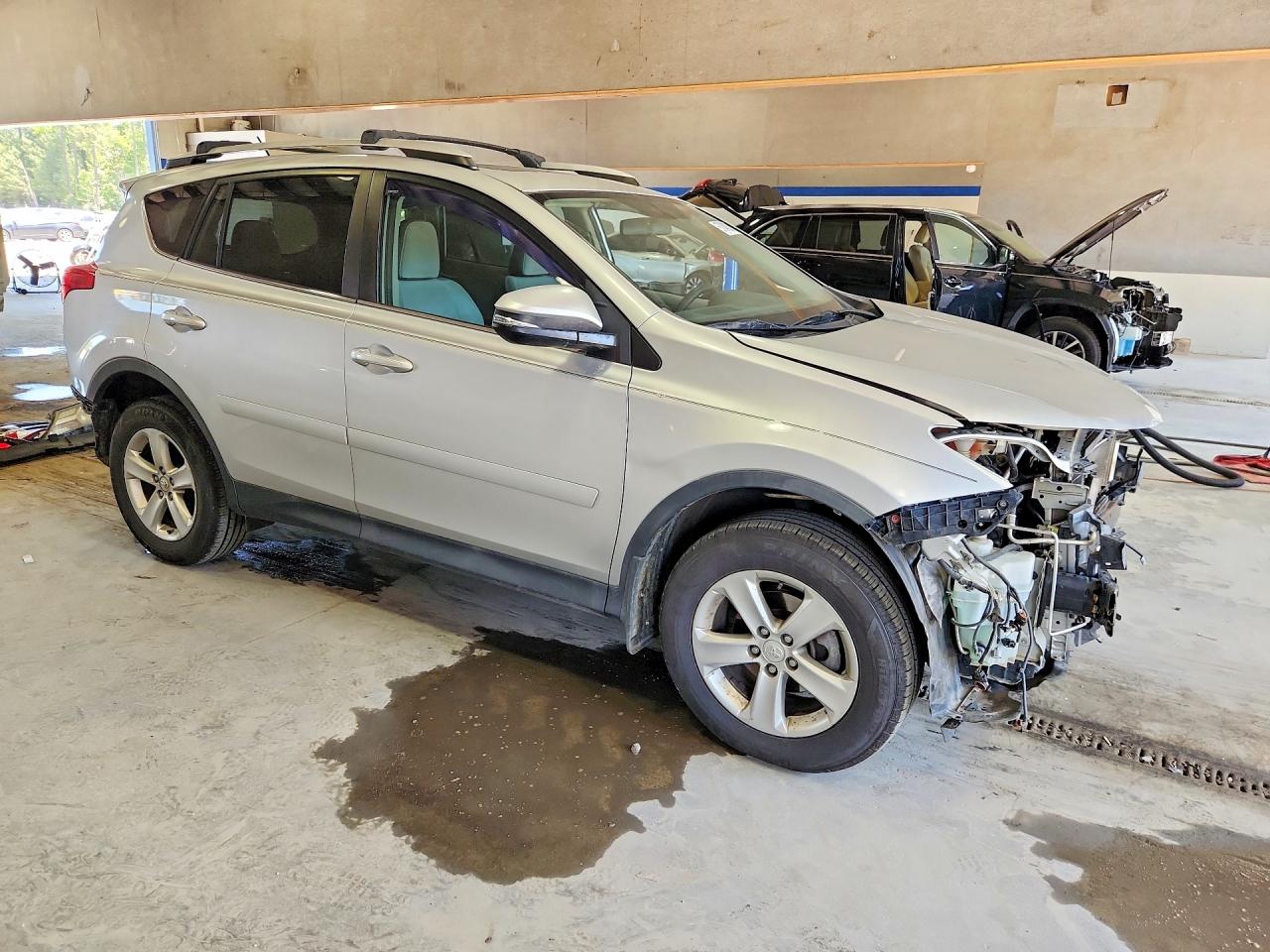 2013 Toyota Rav4 Xle Silver vin: 2T3RFREV3DW021537