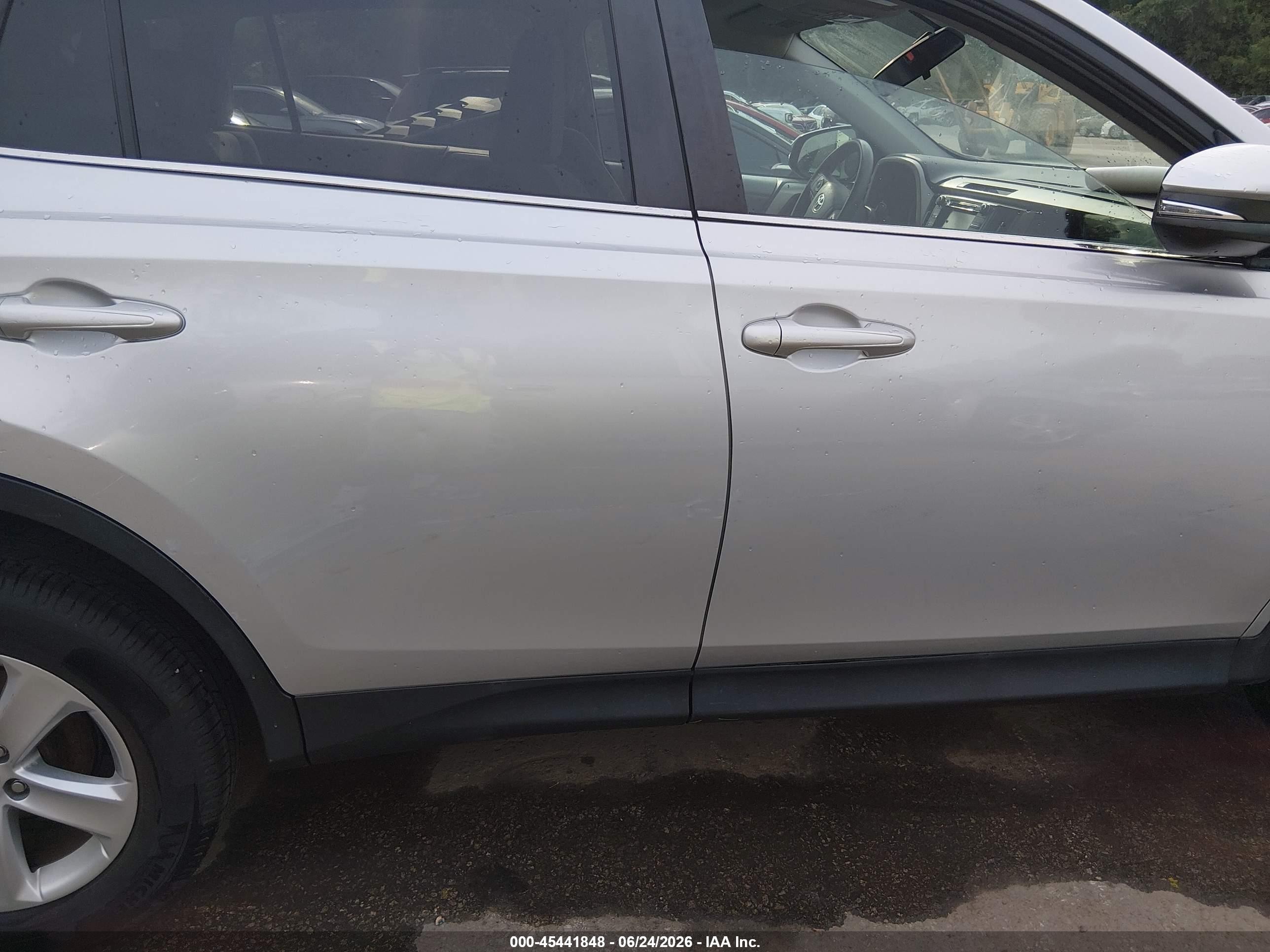2013 Toyota Rav4 Xle Серебряный vin: 2T3RFREV3DW046132