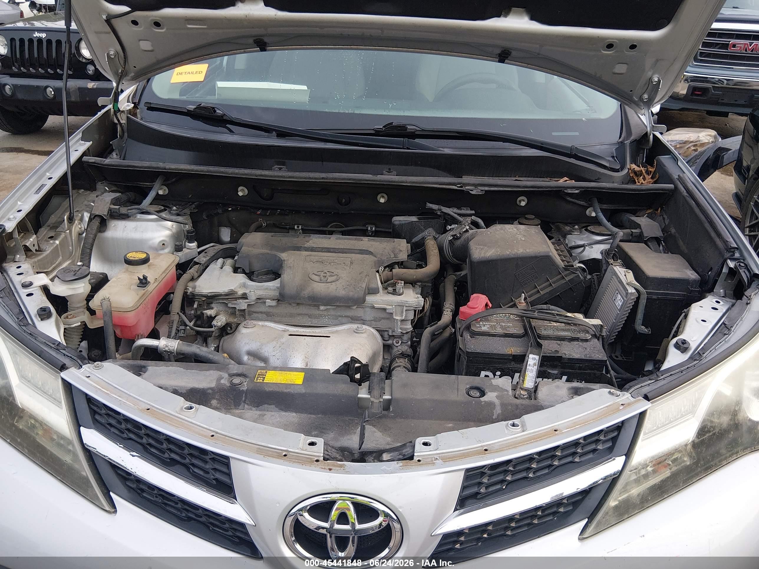 2013 Toyota Rav4 Xle Серебряный vin: 2T3RFREV3DW046132