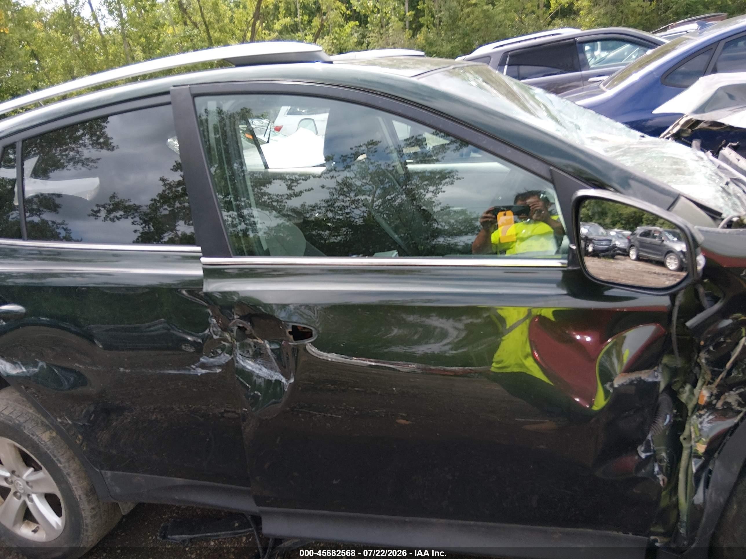 2013 Toyota Rav4 Xle Зеленый vin: 2T3RFREV3DW068034