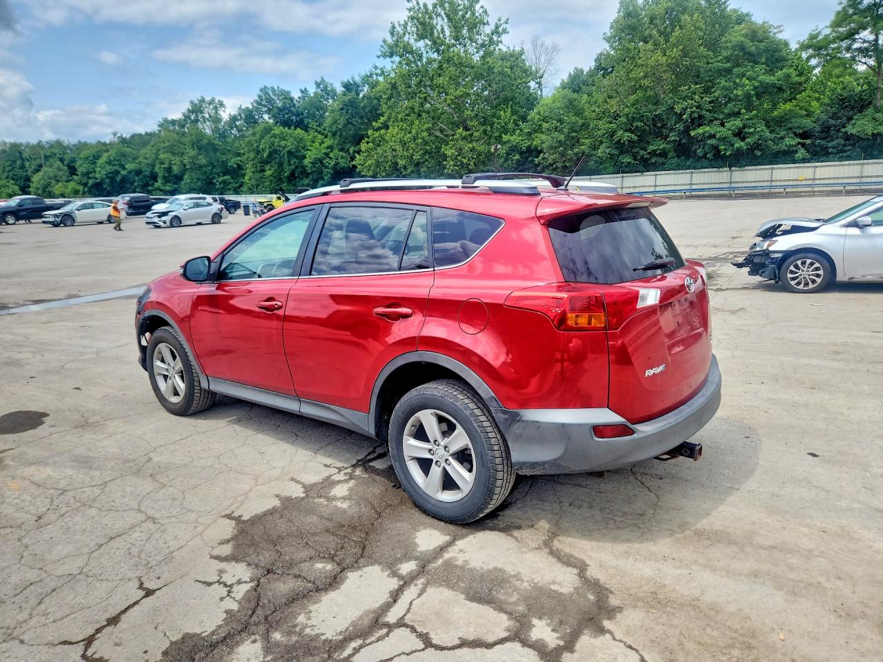 2013 Toyota Rav4 Xle Бордовый vin: 2T3RFREV3DW102117