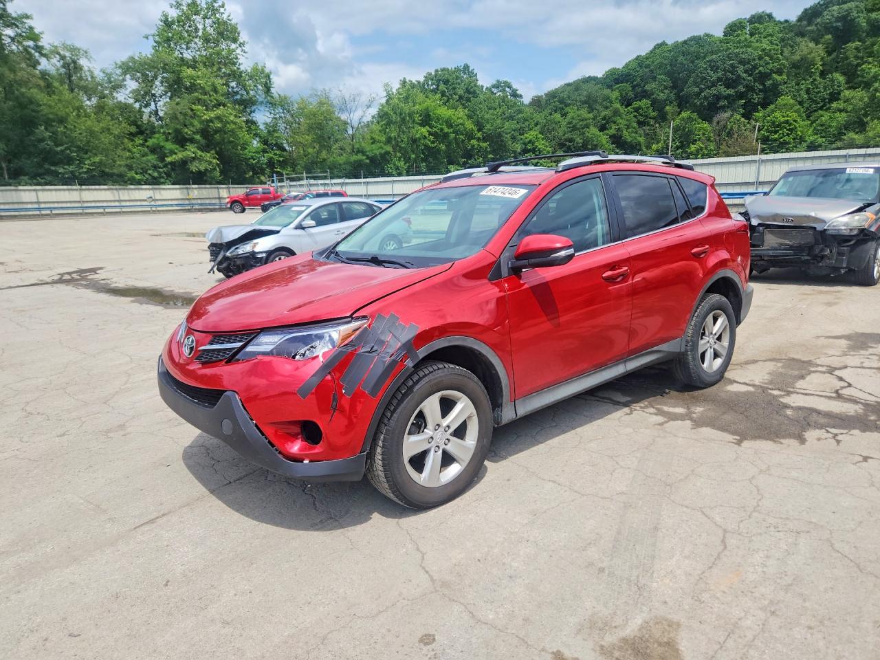 2013 Toyota Rav4 Xle Burgundy vin: 2T3RFREV3DW102117