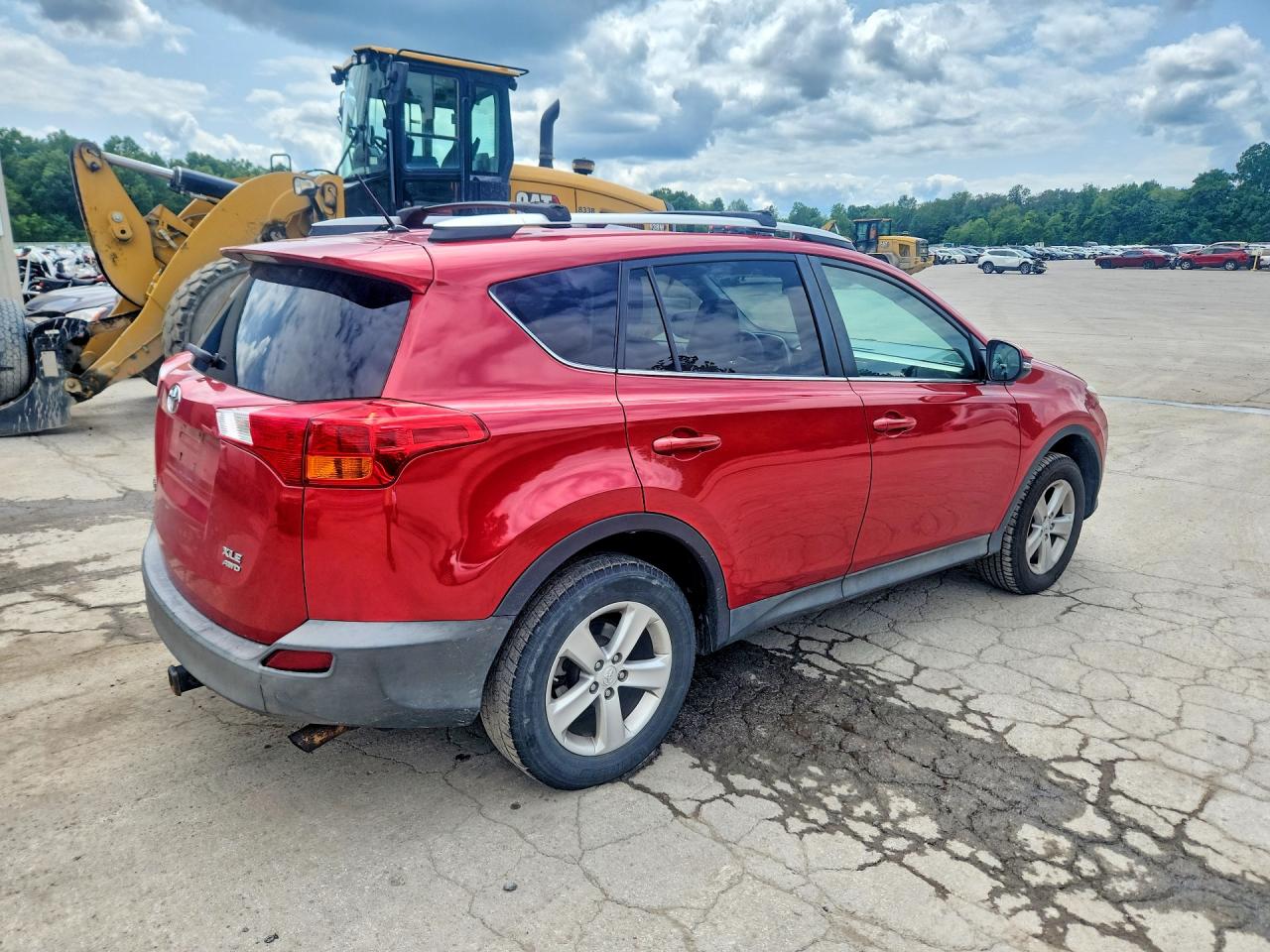 2013 Toyota Rav4 Xle Бордовый vin: 2T3RFREV3DW102117