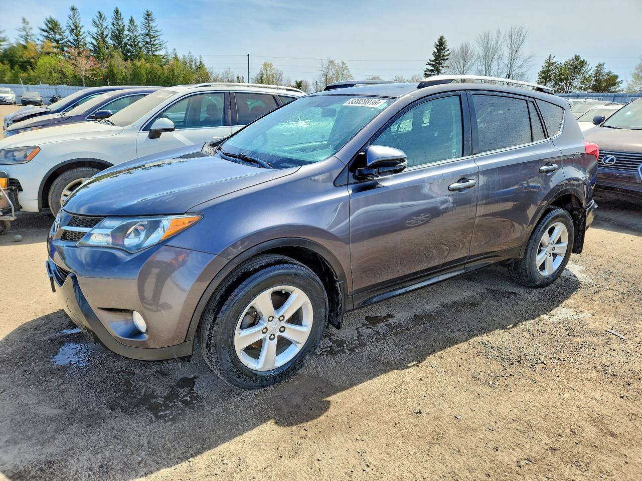2013 Toyota Rav4 Xle Gray vin: 2T3RFREV3DW109777