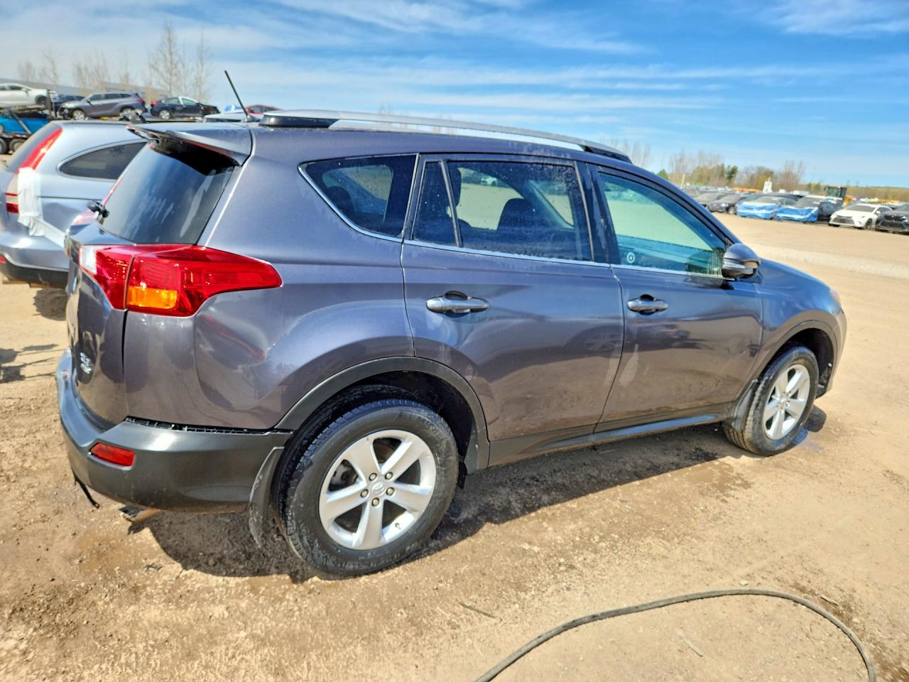 2013 Toyota Rav4 Xle Gray vin: 2T3RFREV3DW109777