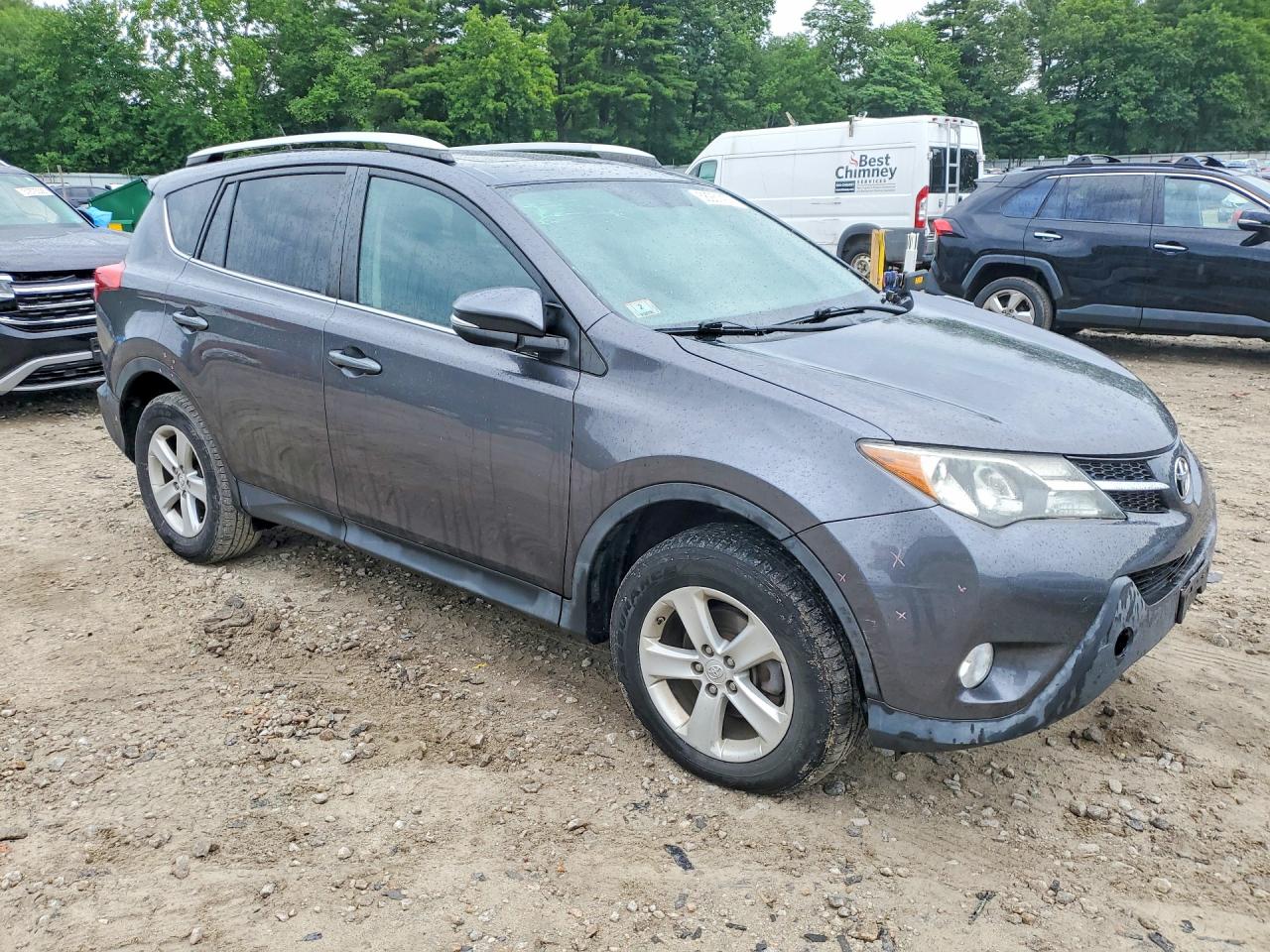 2014 Toyota Rav4 Xle Gray vin: 2T3RFREV3EW133952