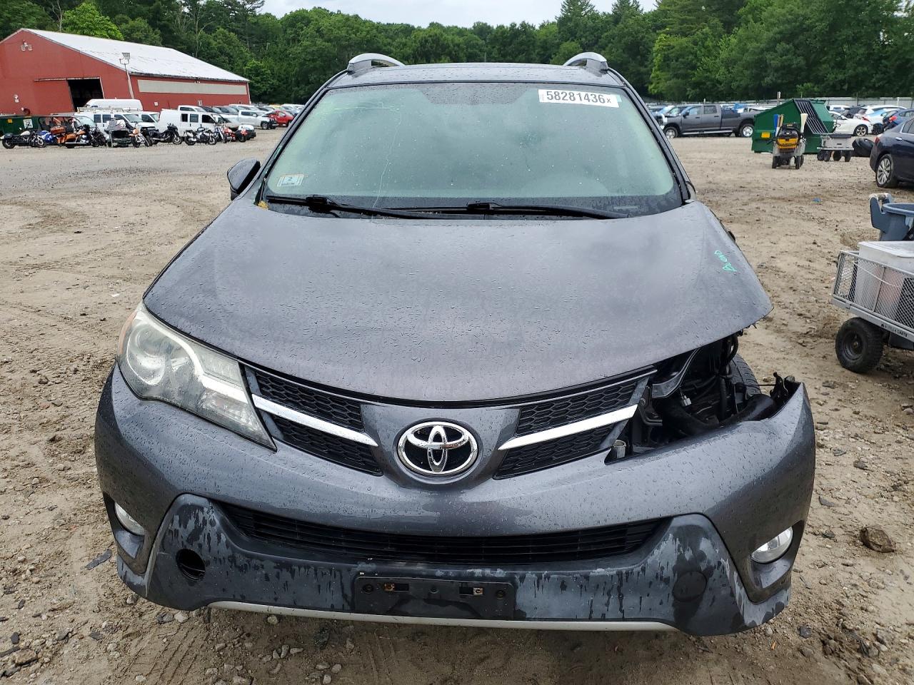 2014 Toyota Rav4 Xle Gray vin: 2T3RFREV3EW133952