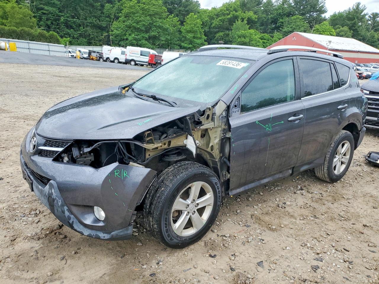 2014 Toyota Rav4 Xle Gray vin: 2T3RFREV3EW133952