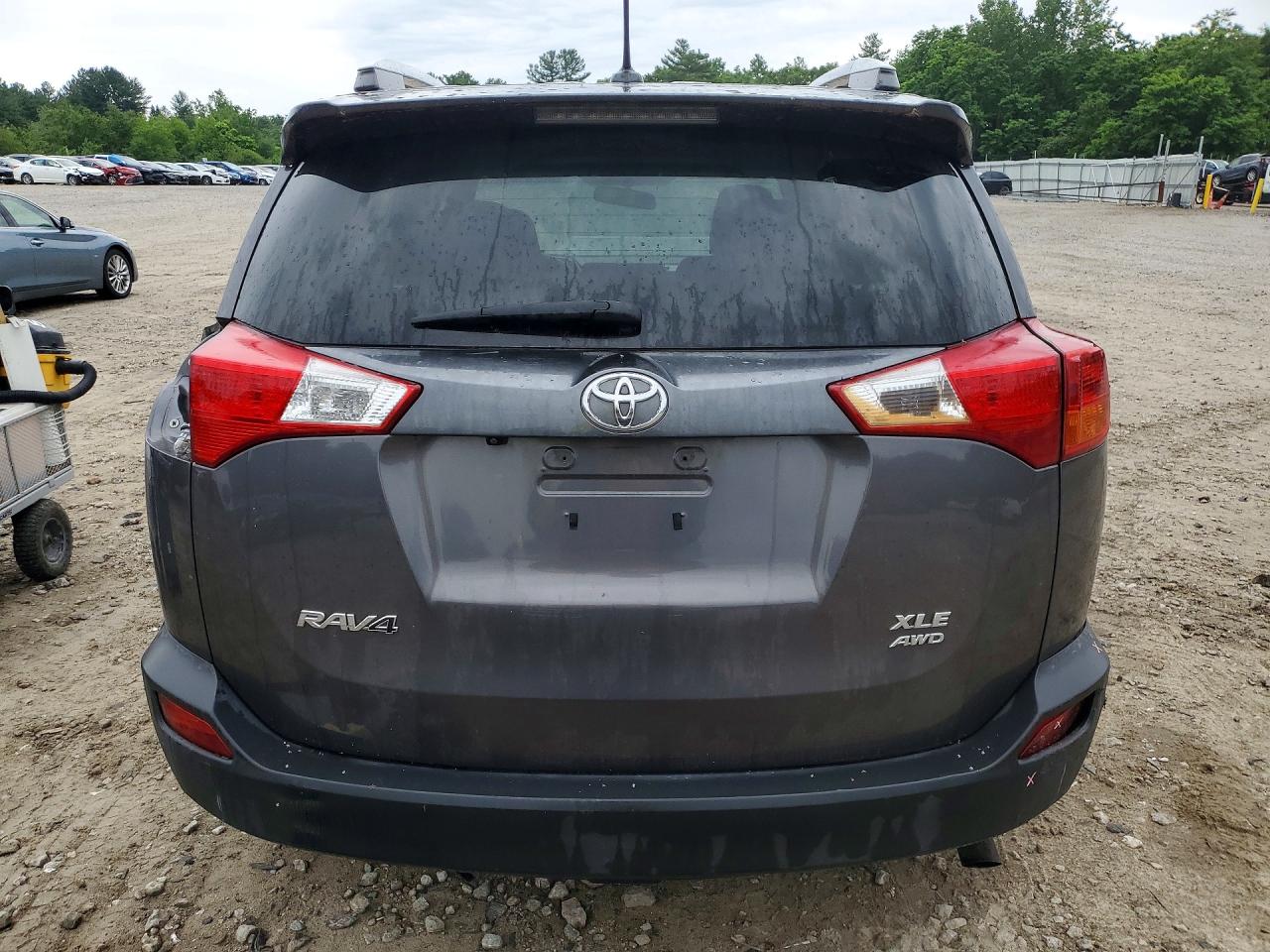 2014 Toyota Rav4 Xle Gray vin: 2T3RFREV3EW133952