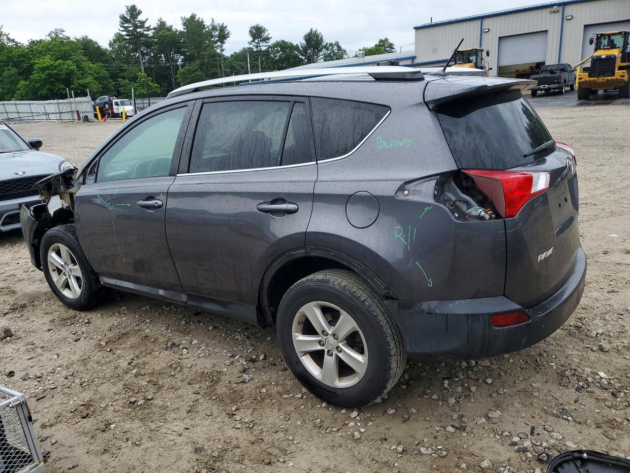 2014 Toyota Rav4 Xle Gray vin: 2T3RFREV3EW133952