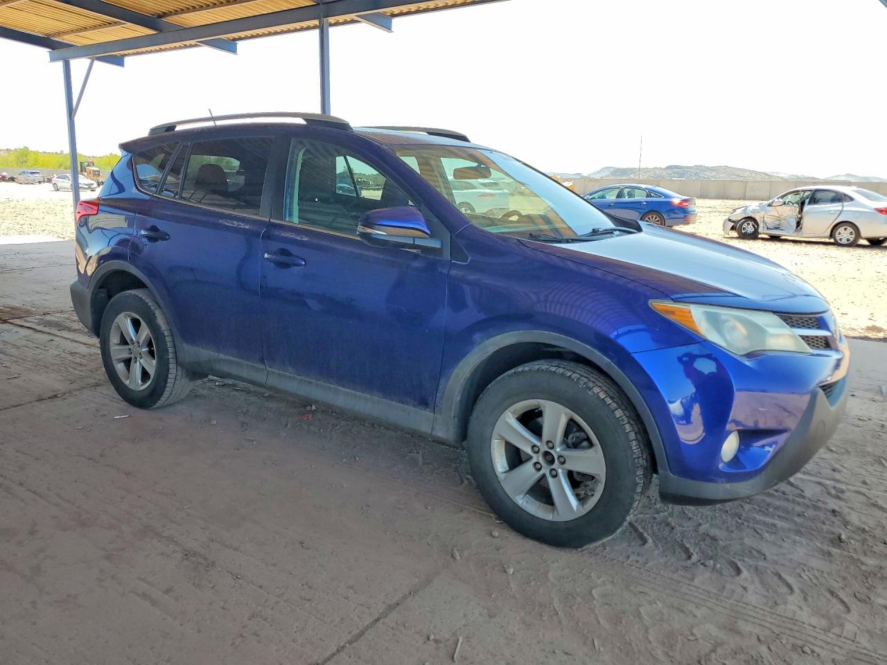 2014 Toyota Rav4 Xle Blue vin: 2T3RFREV3EW142313