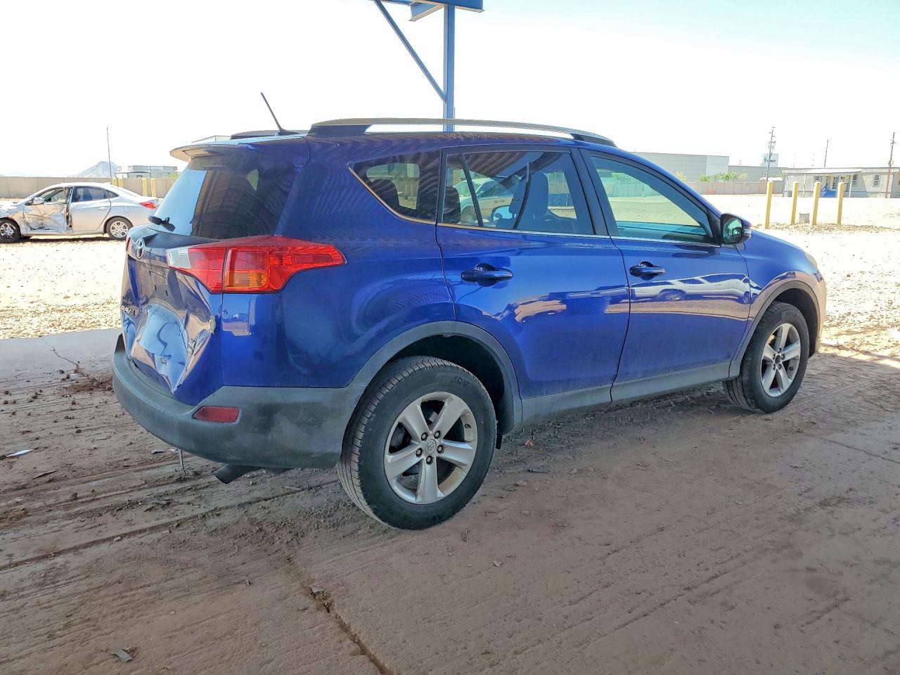 2014 Toyota Rav4 Xle Blue vin: 2T3RFREV3EW142313