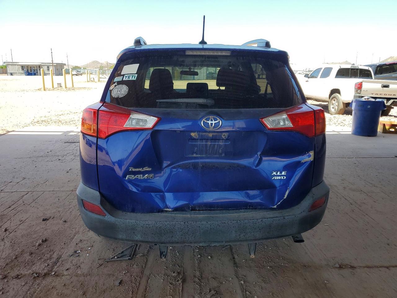 2014 Toyota Rav4 Xle Blue vin: 2T3RFREV3EW142313