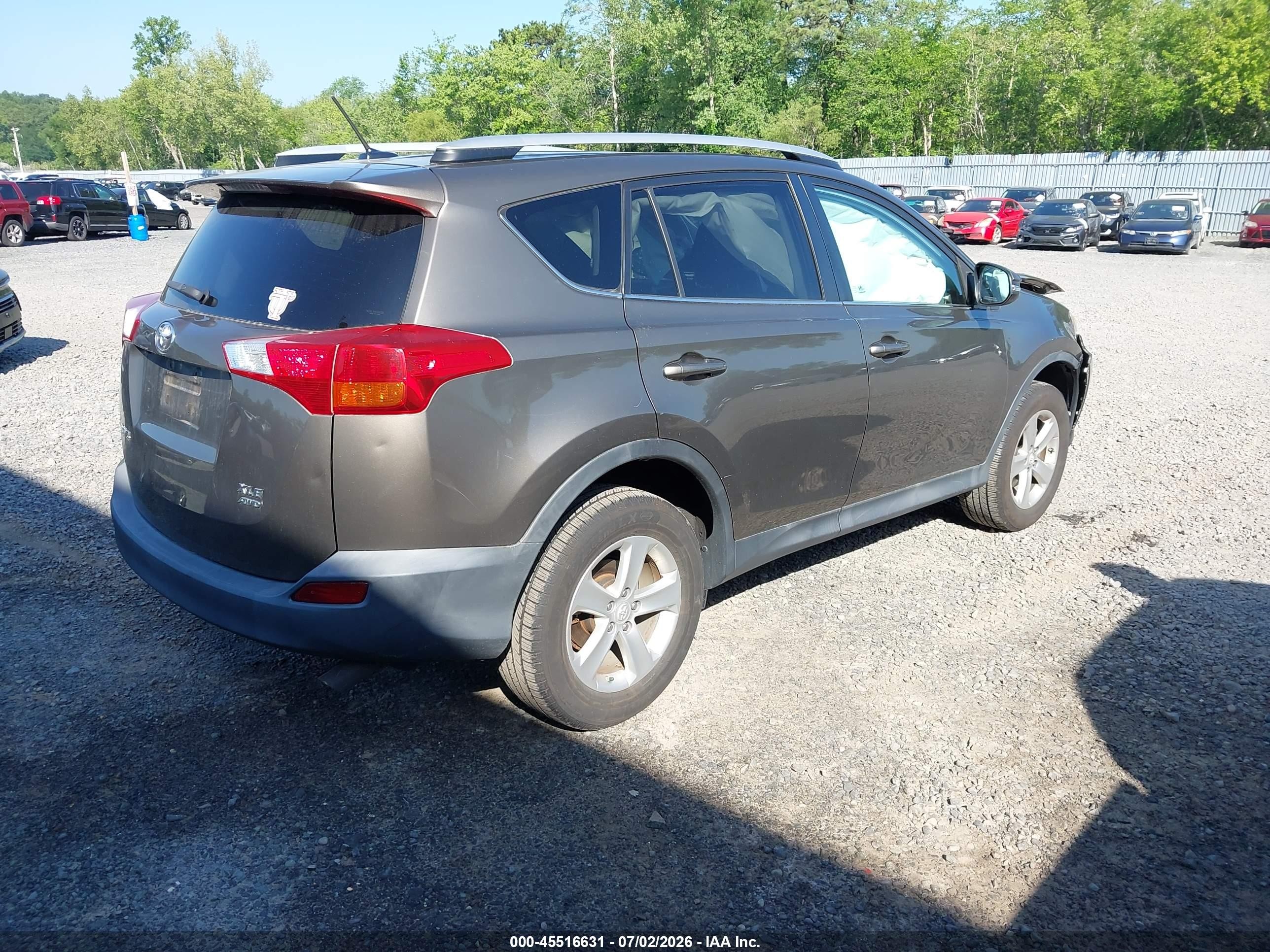 2014 Toyota Rav4 Xle Gray vin: 2T3RFREV3EW148998