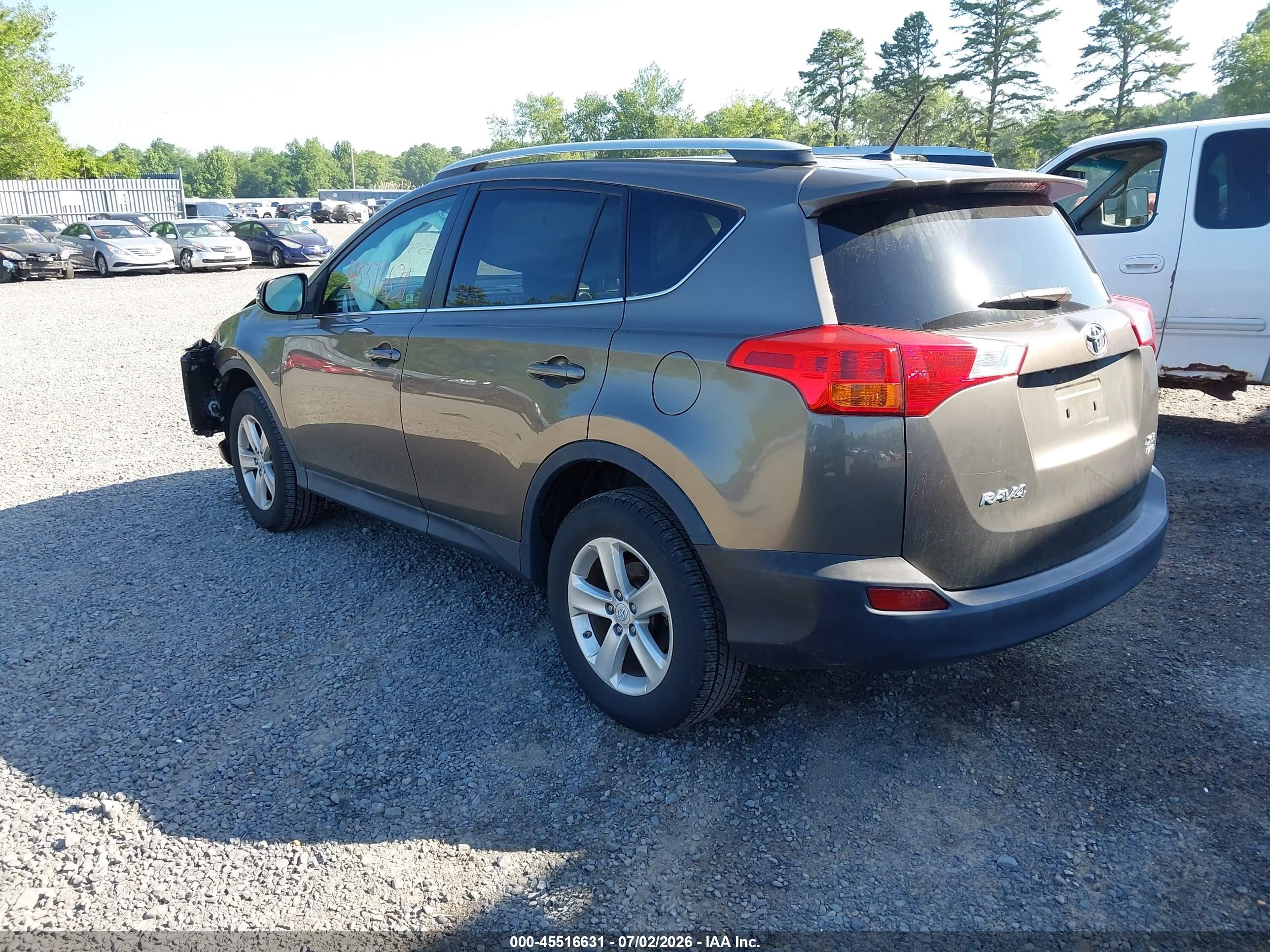 2014 Toyota Rav4 Xle Gray vin: 2T3RFREV3EW148998