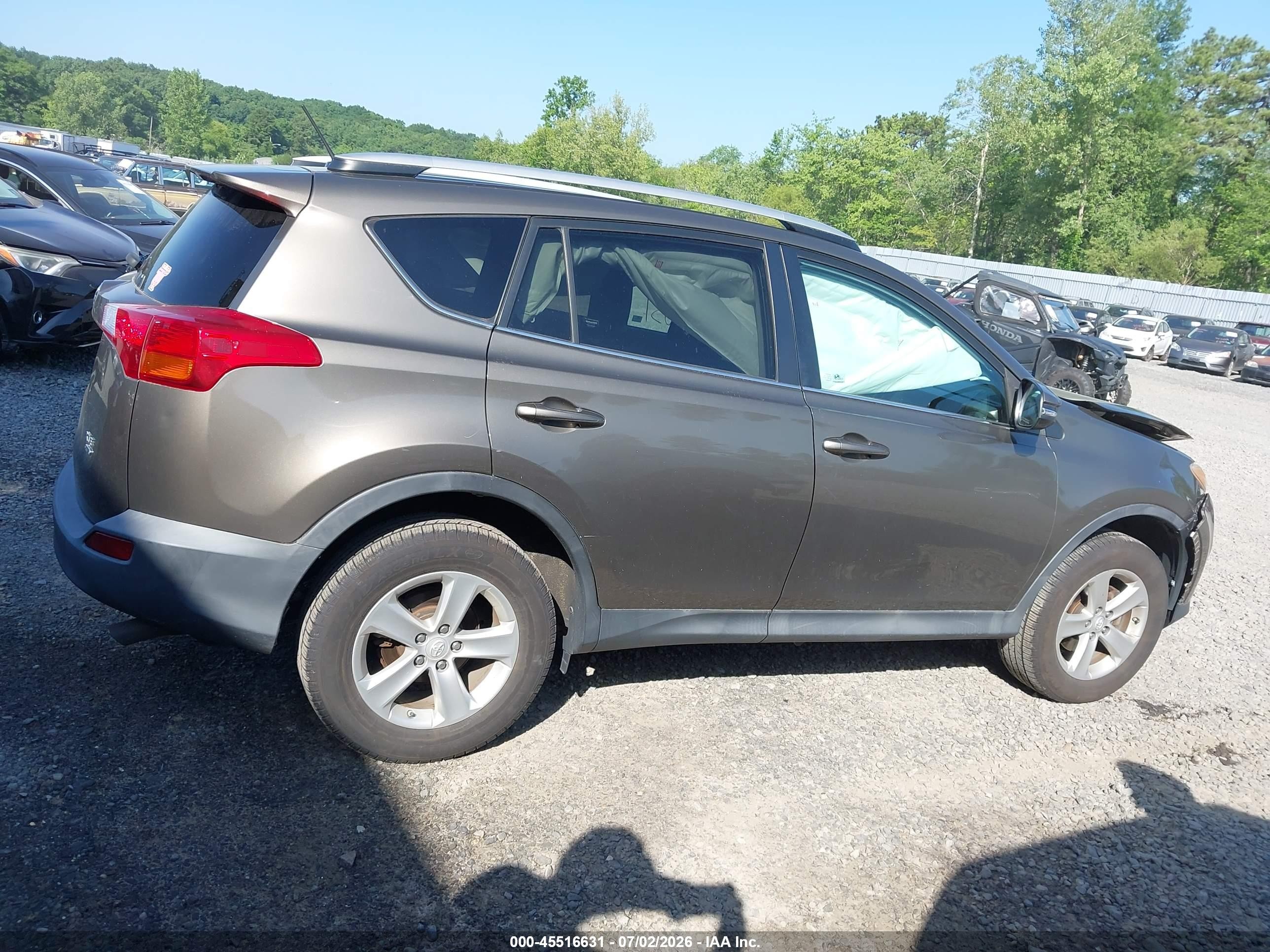 2014 Toyota Rav4 Xle Gray vin: 2T3RFREV3EW148998
