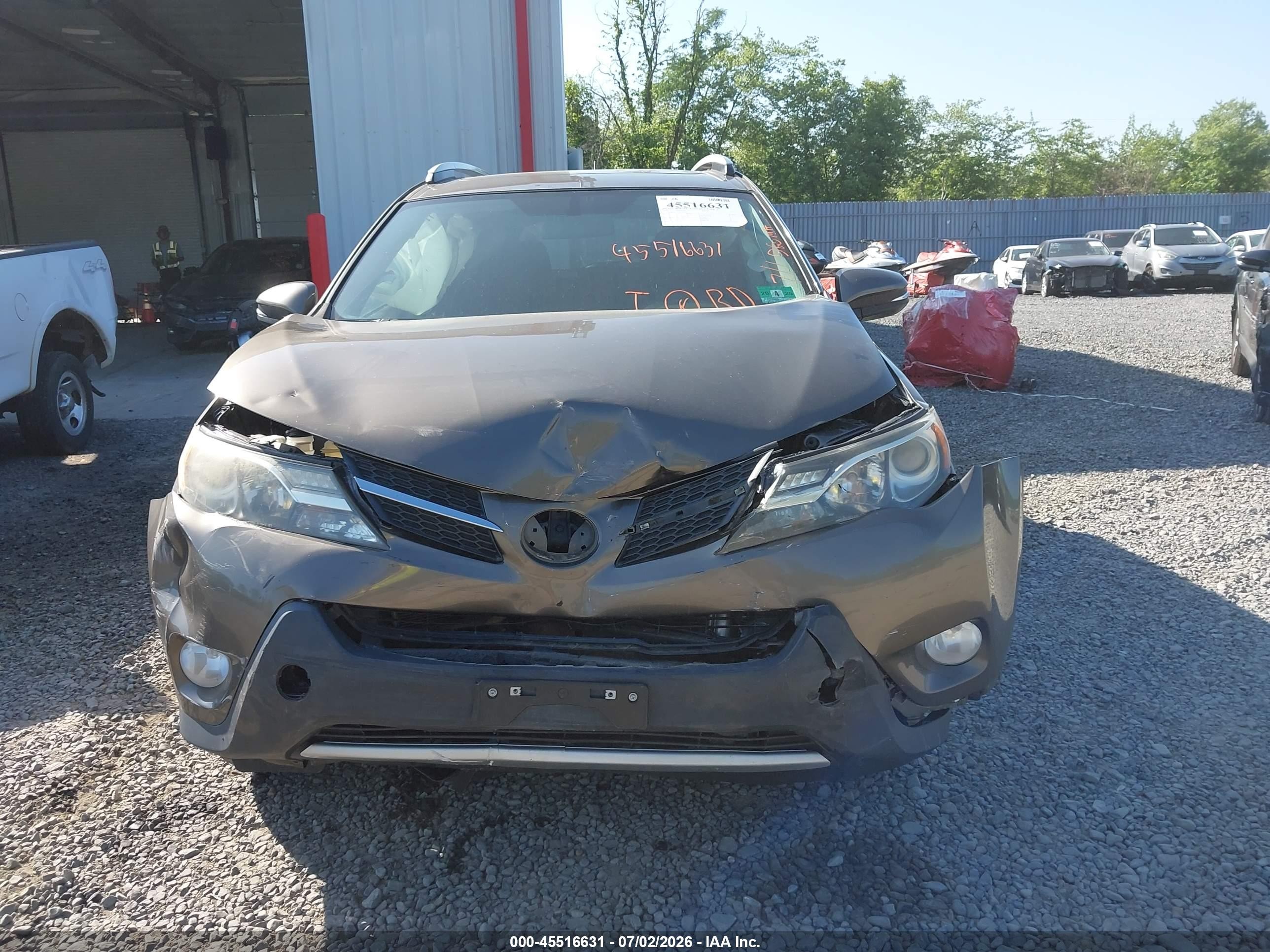 2014 Toyota Rav4 Xle Gray vin: 2T3RFREV3EW148998