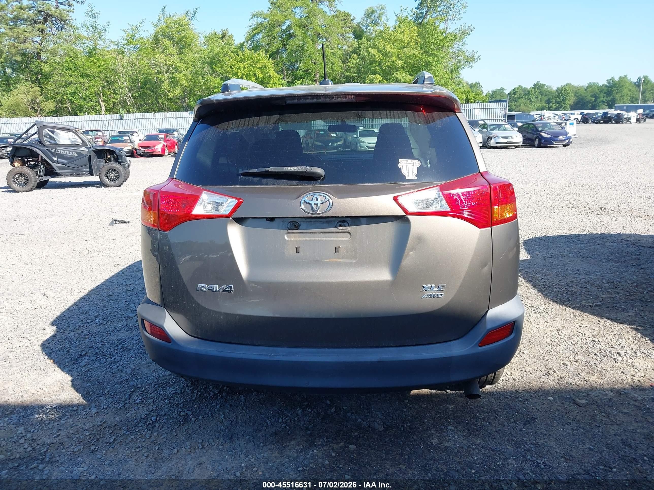2014 Toyota Rav4 Xle Gray vin: 2T3RFREV3EW148998