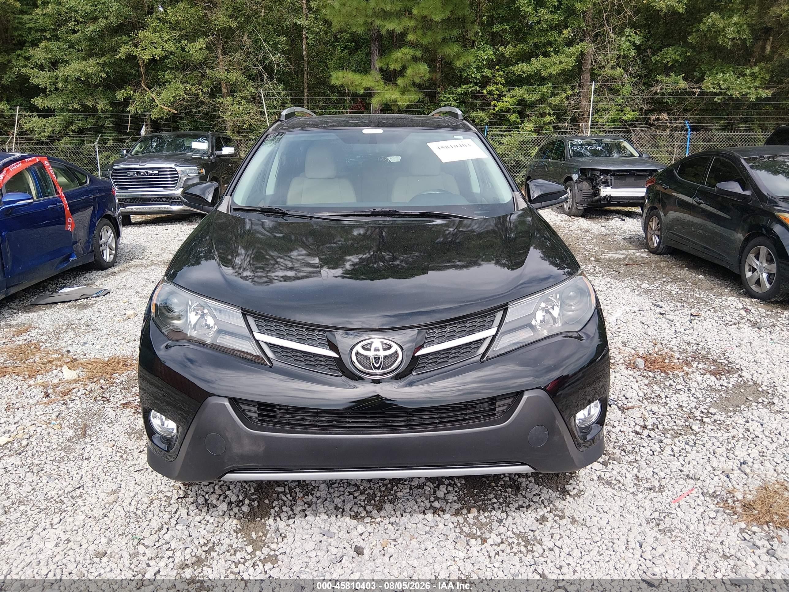 2014 Toyota Rav4 Xle Black vin: 2T3RFREV3EW152193