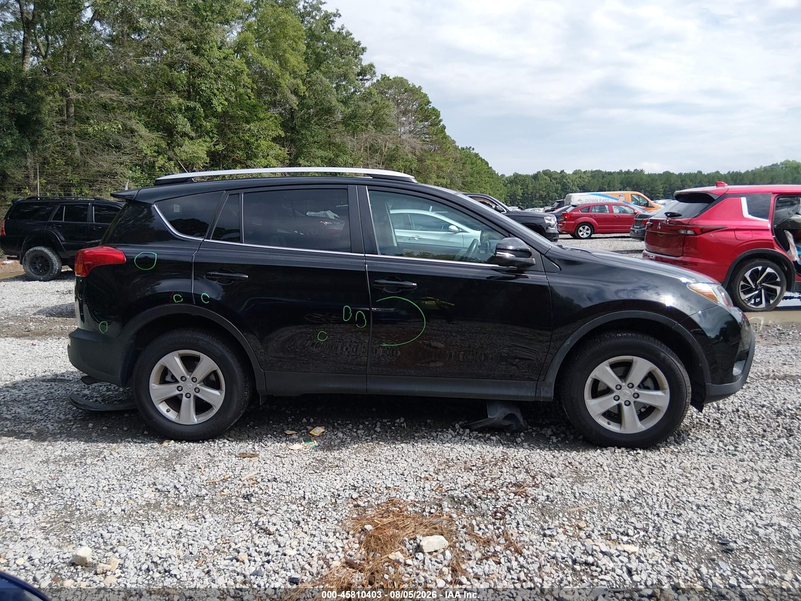 2014 Toyota Rav4 Xle Black vin: 2T3RFREV3EW152193