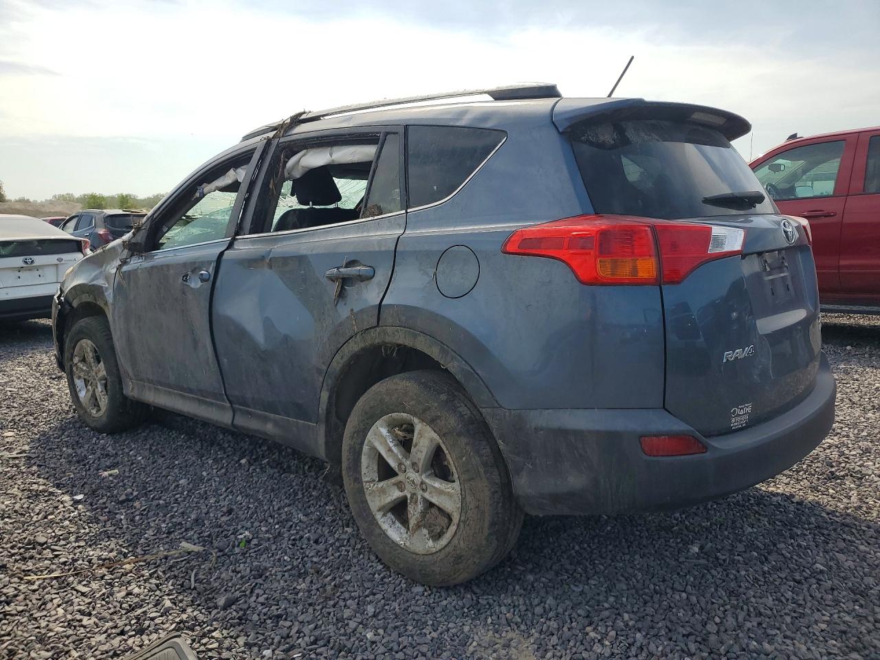 2014 Toyota Rav4 Xle Blue vin: 2T3RFREV3EW205037